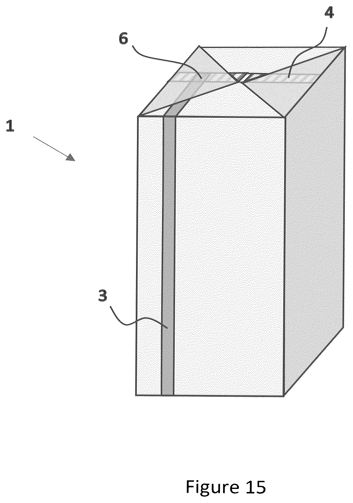 Patent US12448179 Figure 8 – Tubular body for forming a packaging and packaging therewith