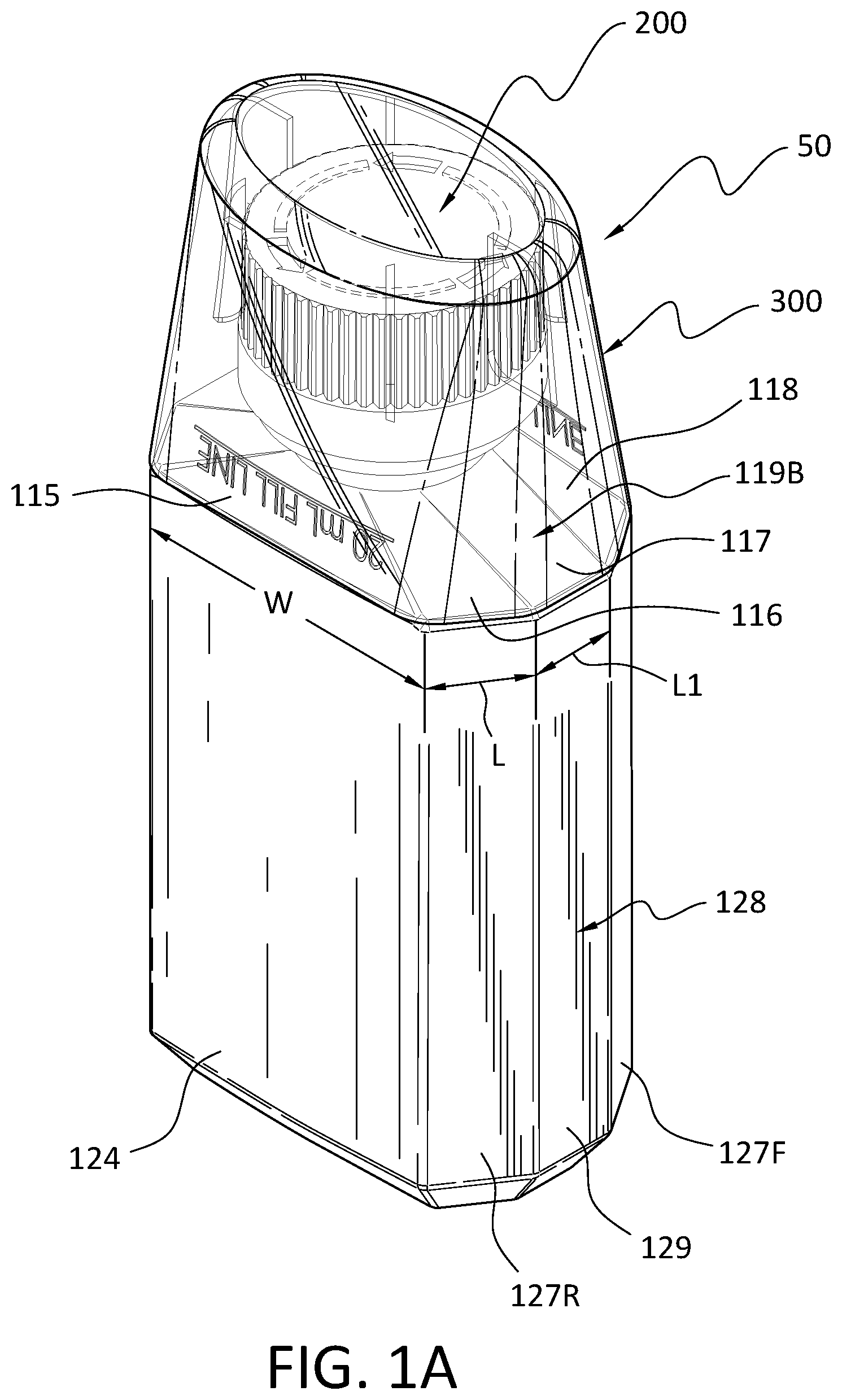 Patent US12448182 Figure 2 – Packaging for liquids to be dispensed