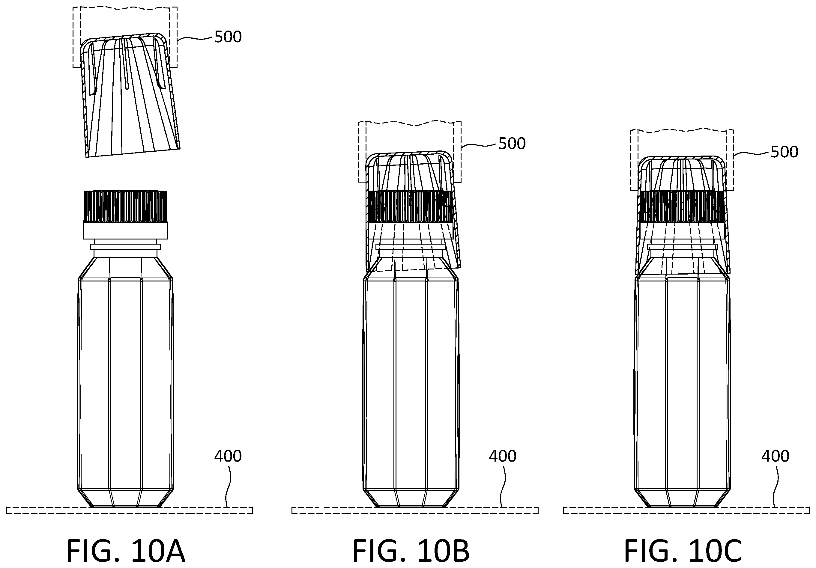 Patent US12448182 Figure 9 – Packaging for liquids to be dispensed