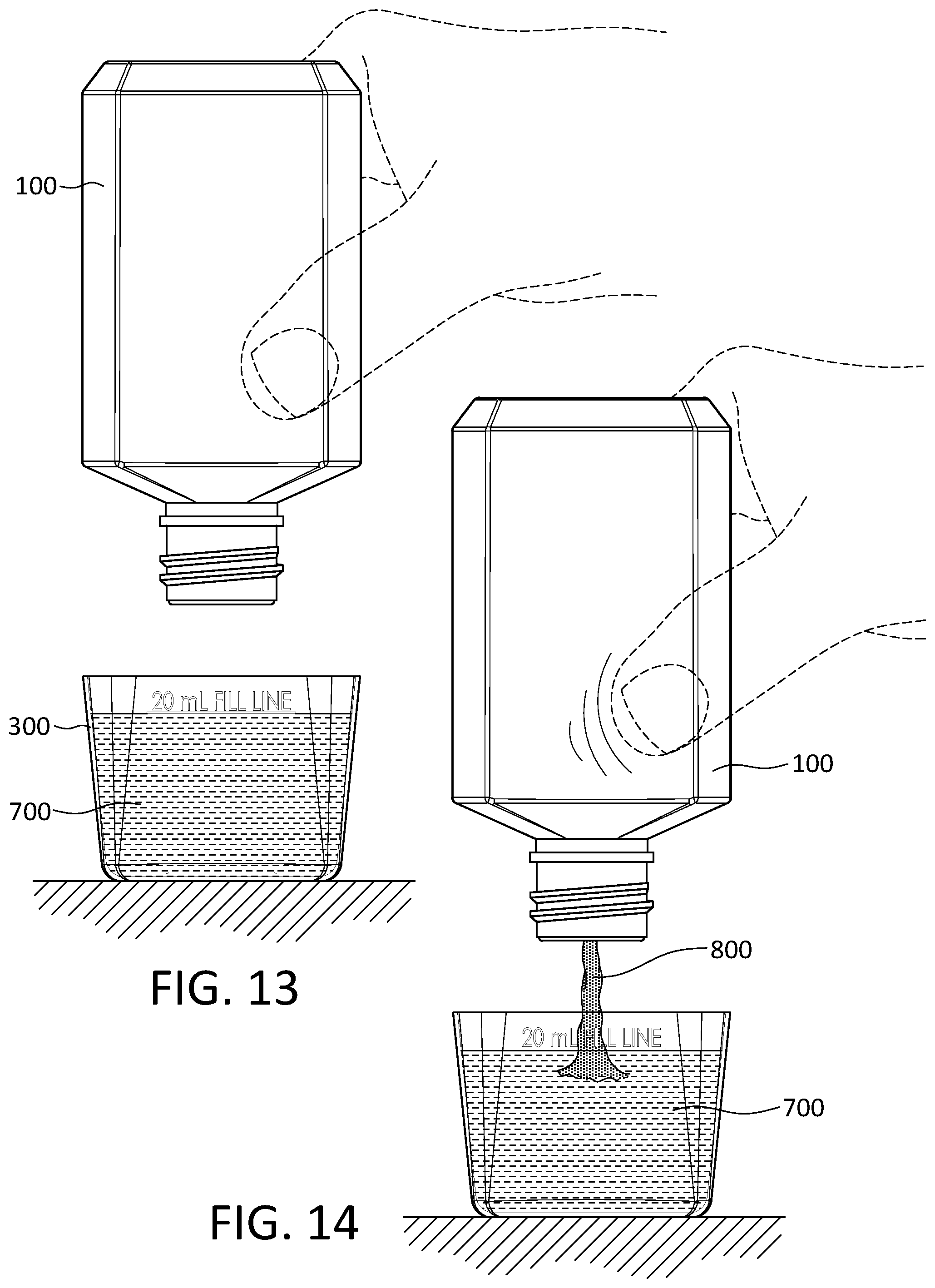 Patent US12448182 Figure 10 – Packaging for liquids to be dispensed