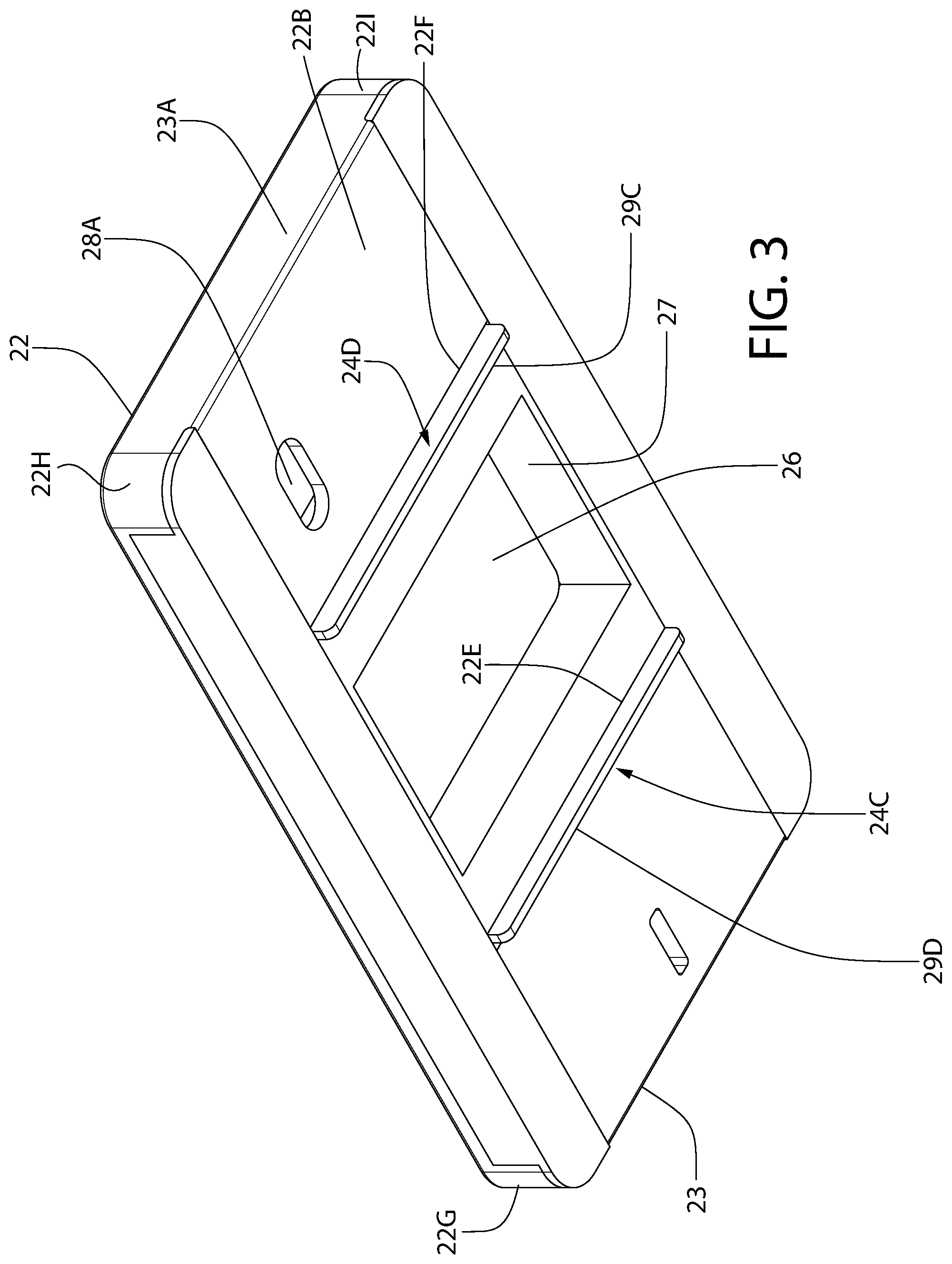 Patent US12448185 Figure 5 – Plastic meter lid and frame assembly for an in-ground meter box