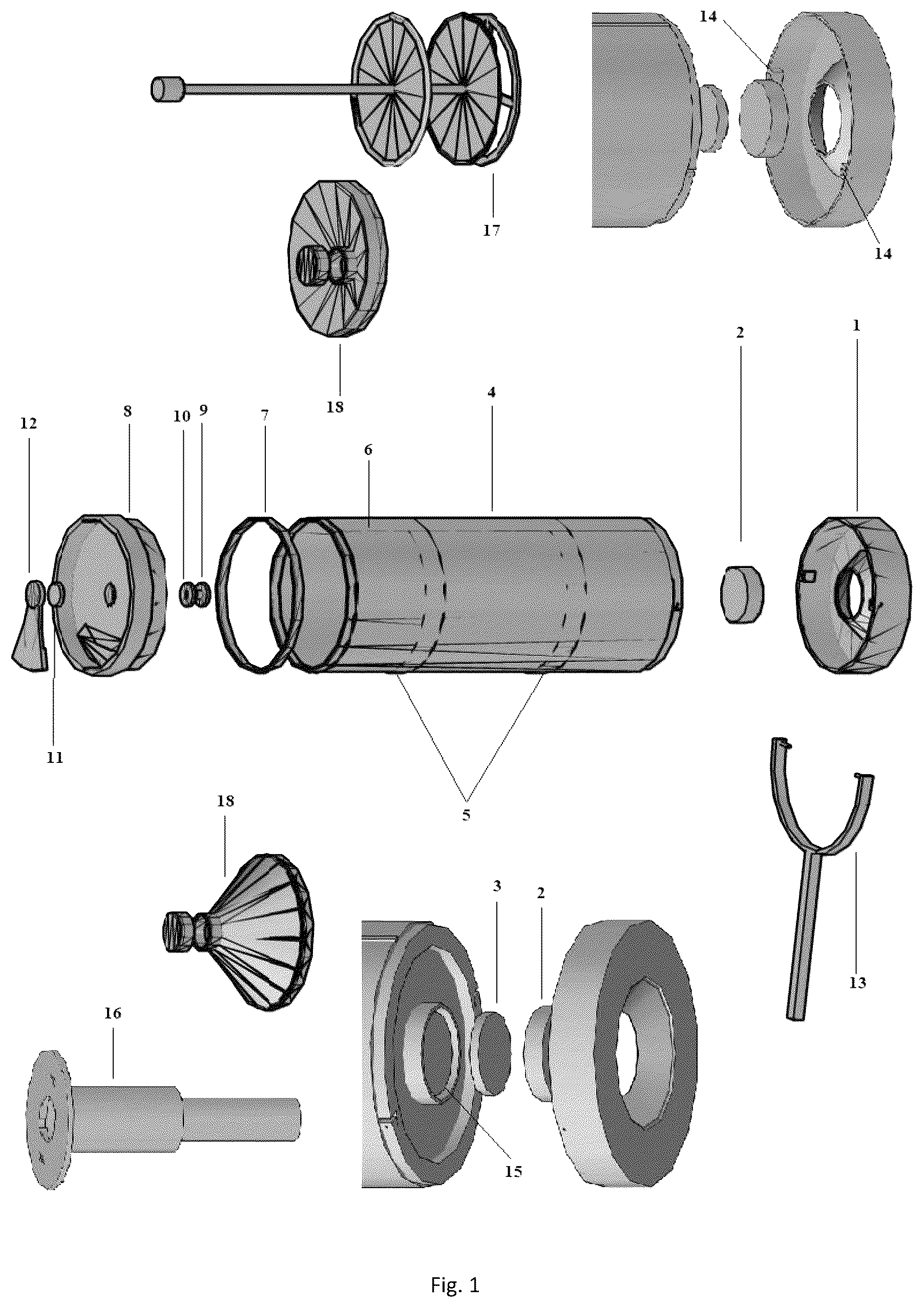 Patent US12448187 Figure 1 – Customizable food service containers with trackable and E-commerce functionality