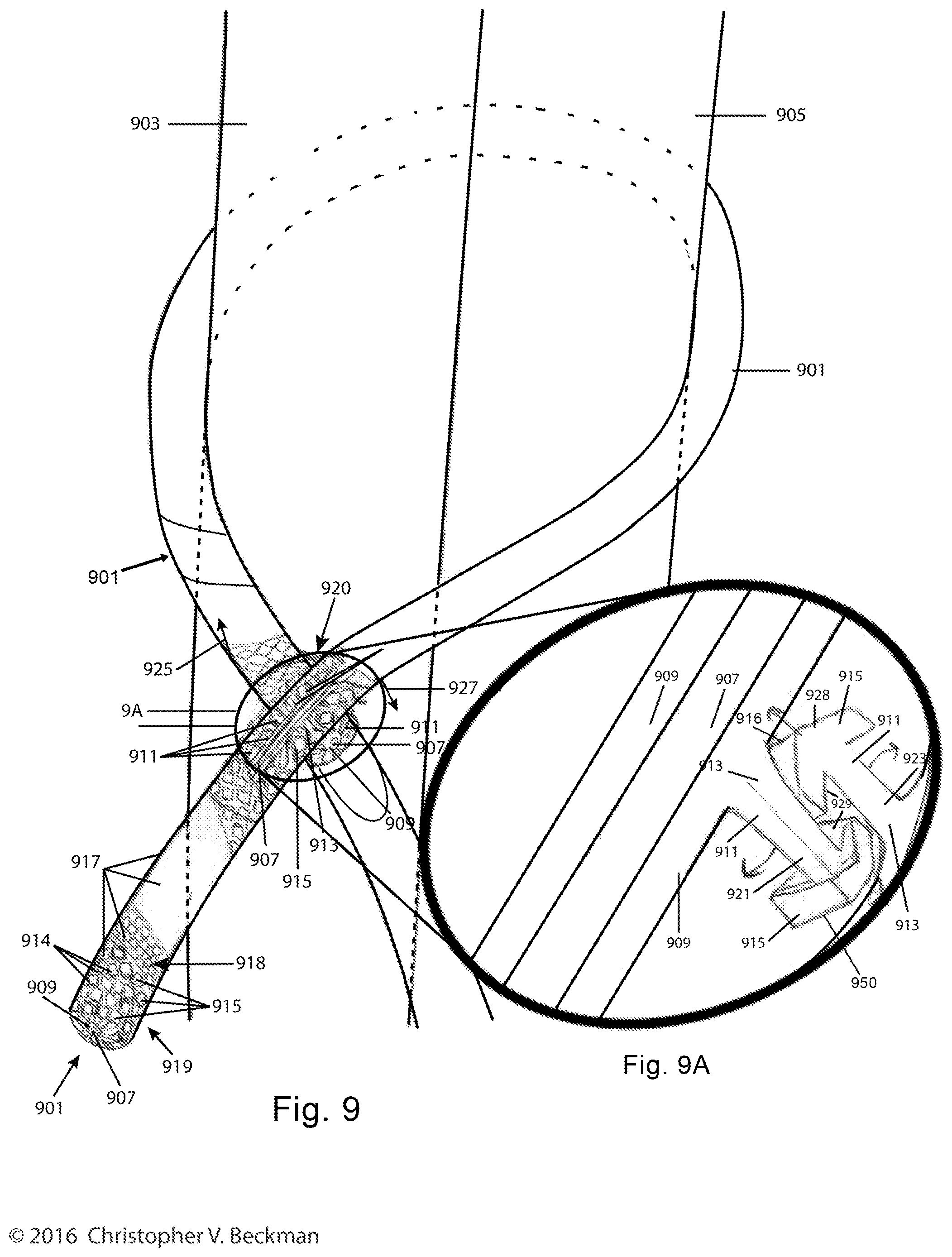 Patent US12448189 Figure 8 – Self-threading tie having a plurality of holes
