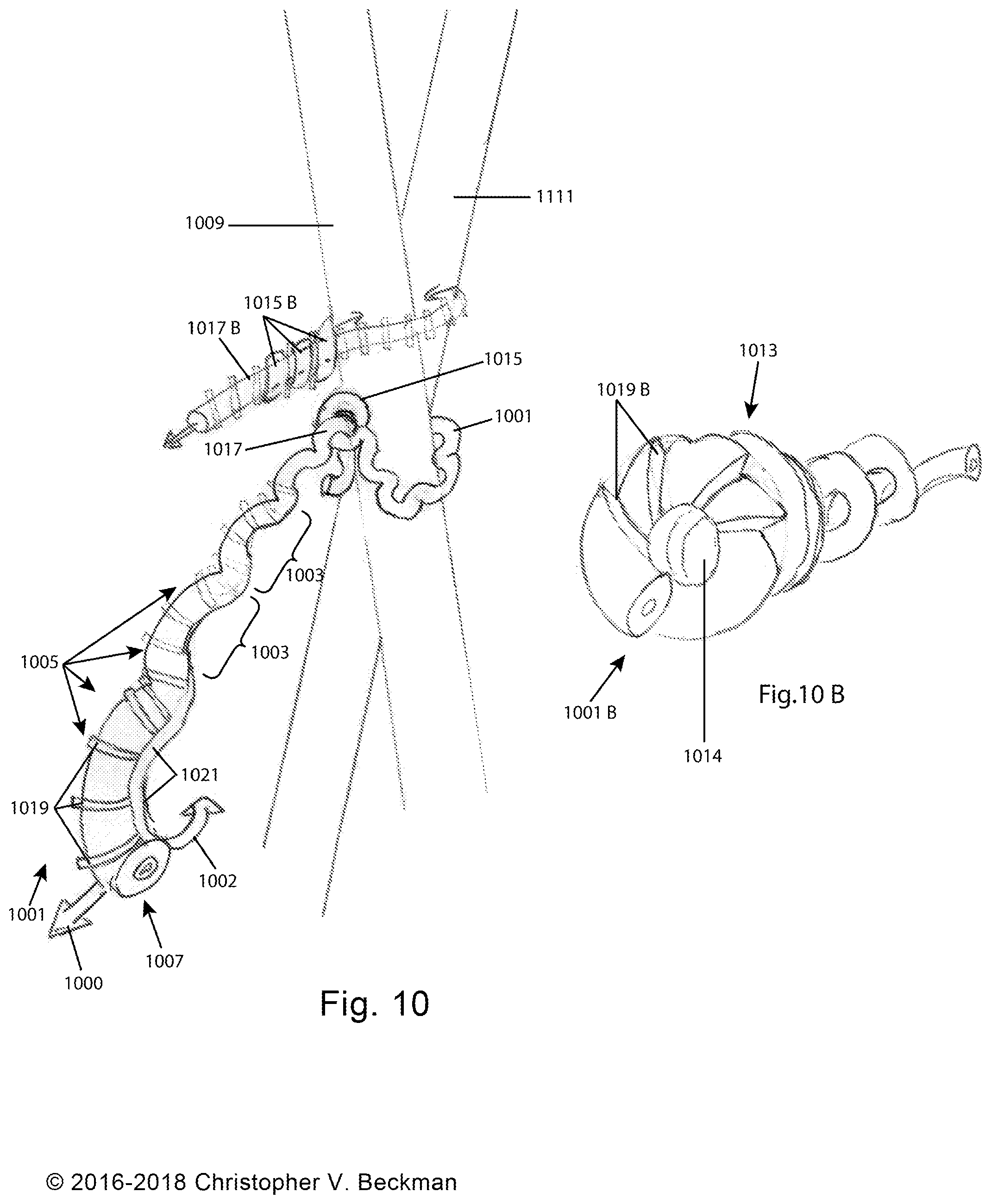 Patent US12448189 Figure 9 – Self-threading tie having a plurality of holes