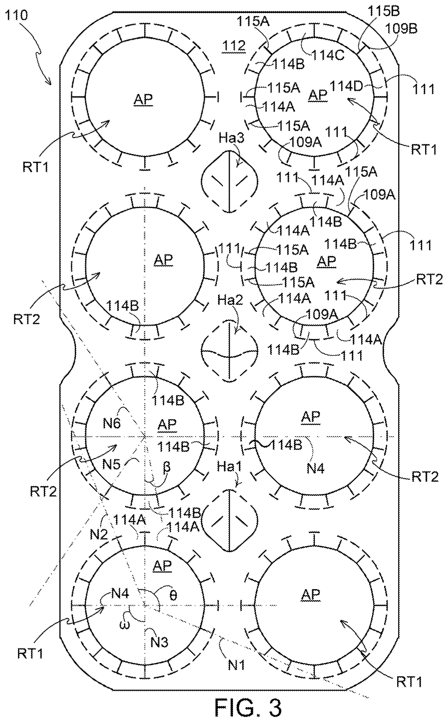 Patent US12448190 Figure 3 – Article carriers and blanks therefor
