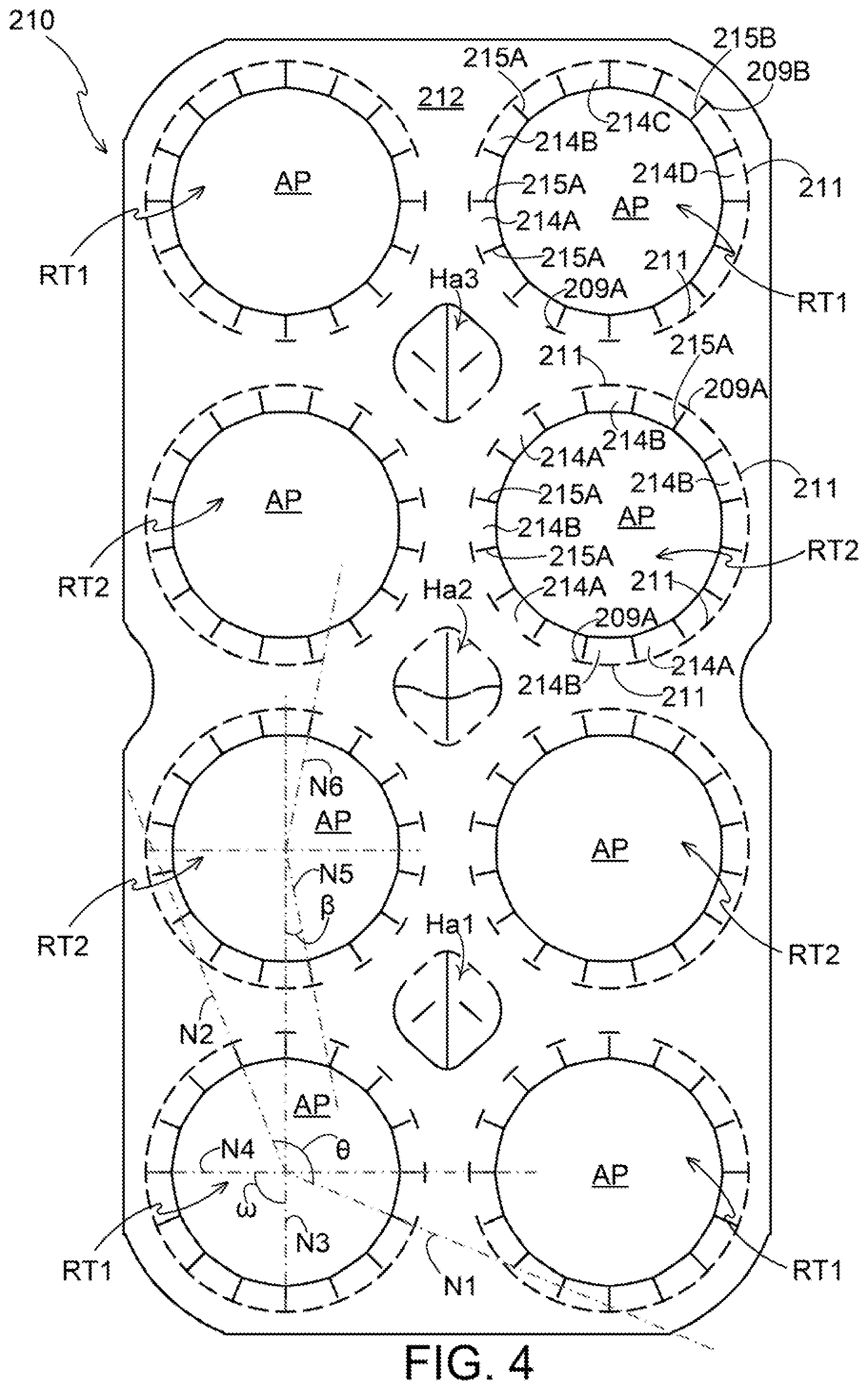 Patent US12448190 Figure 4 – Article carriers and blanks therefor