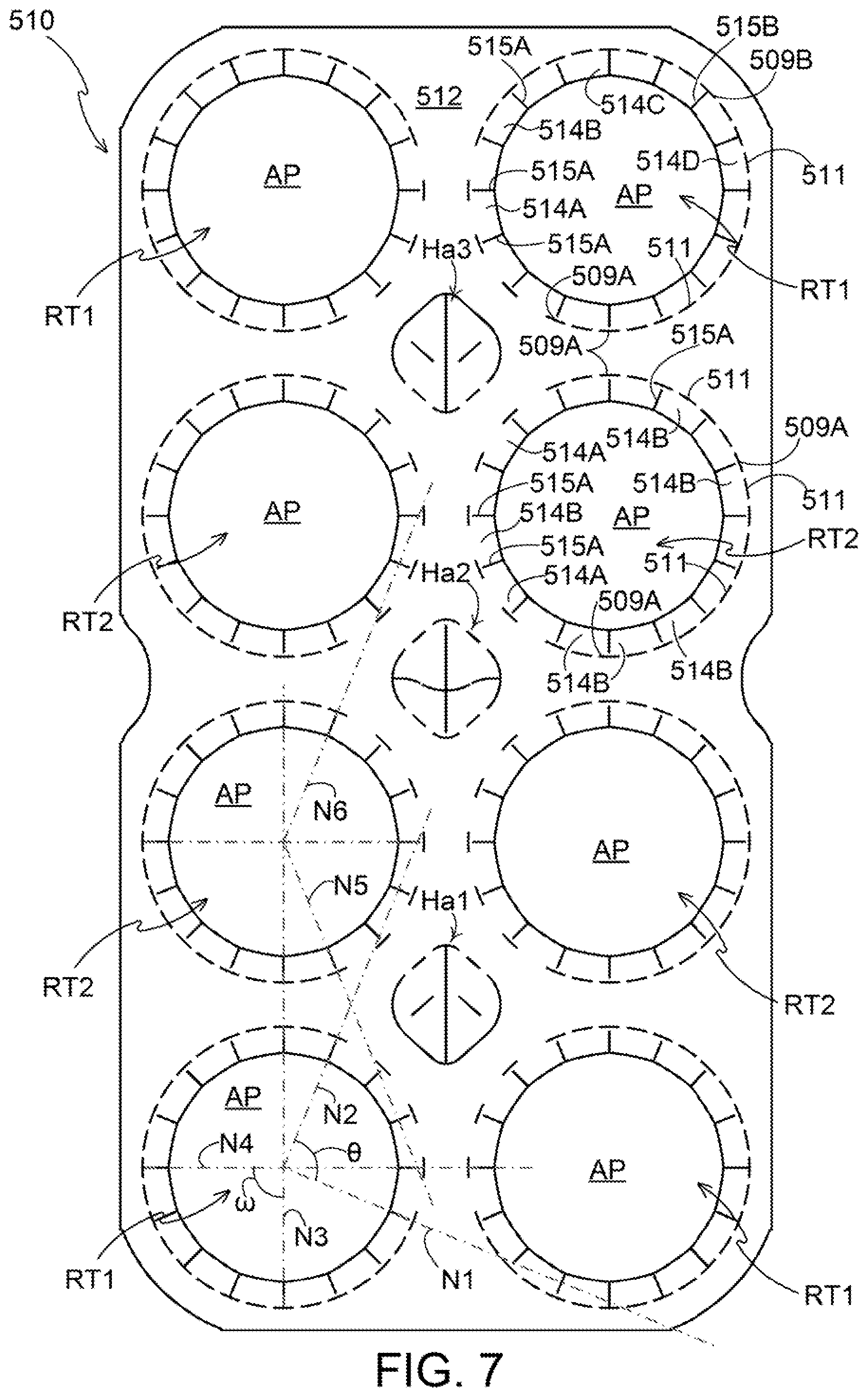 Patent US12448190 Figure 7 – Article carriers and blanks therefor
