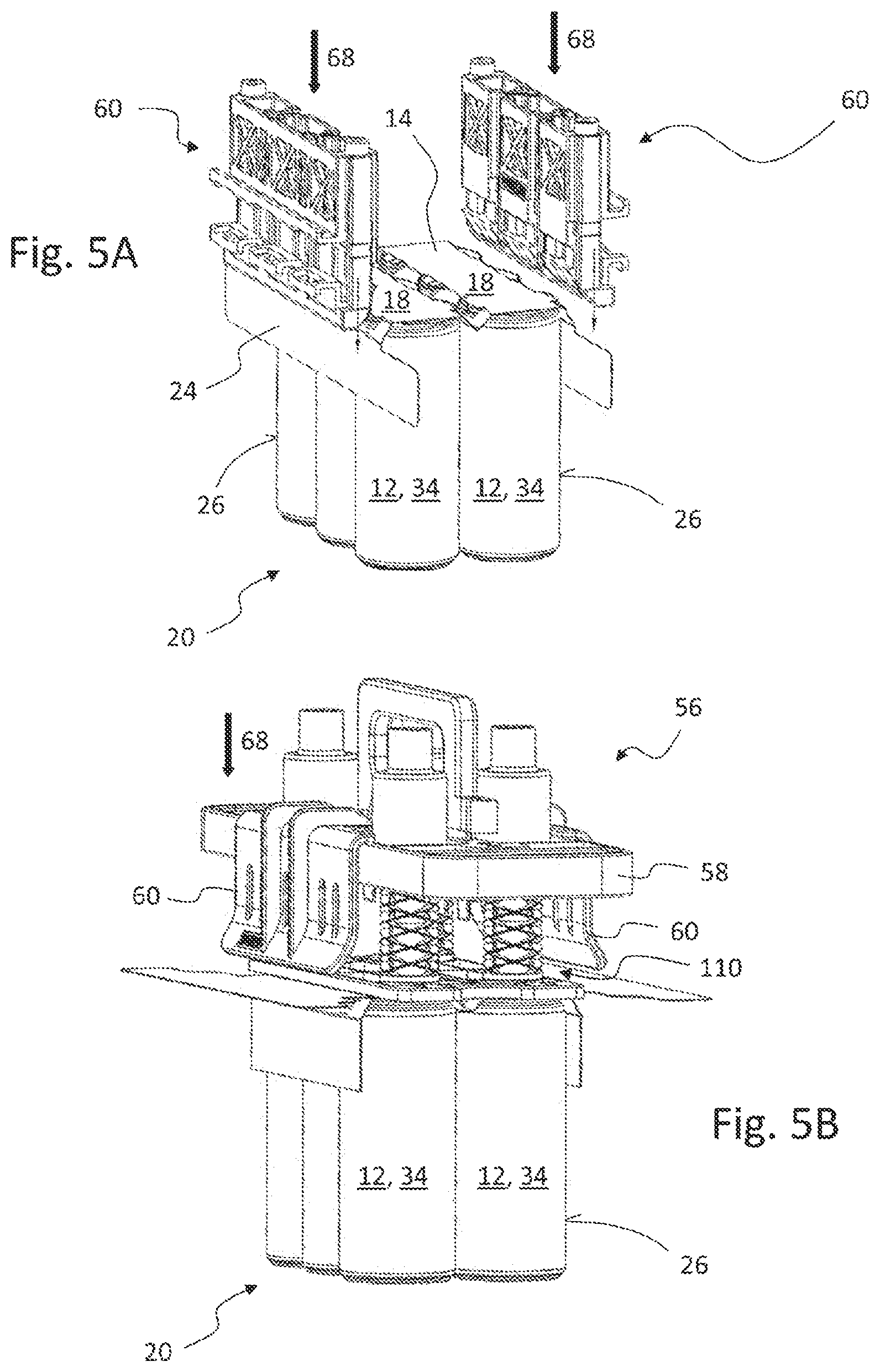 Patent US12448191 Figure 8 – Packaging device, packaging unit, and method for producing packaging units