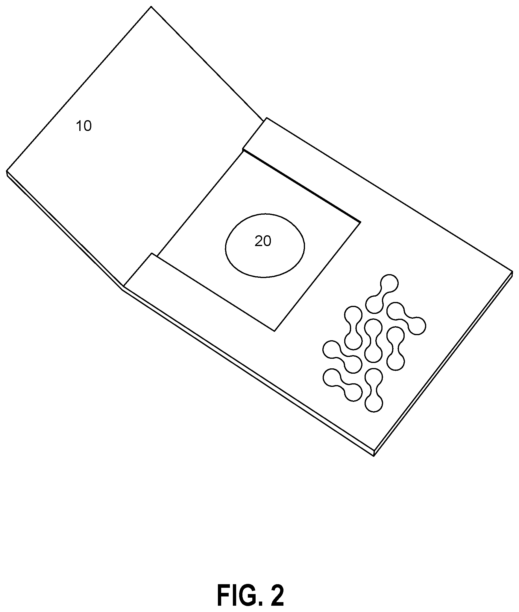 Patent US12448192 Figure 2 – Packaging for pills