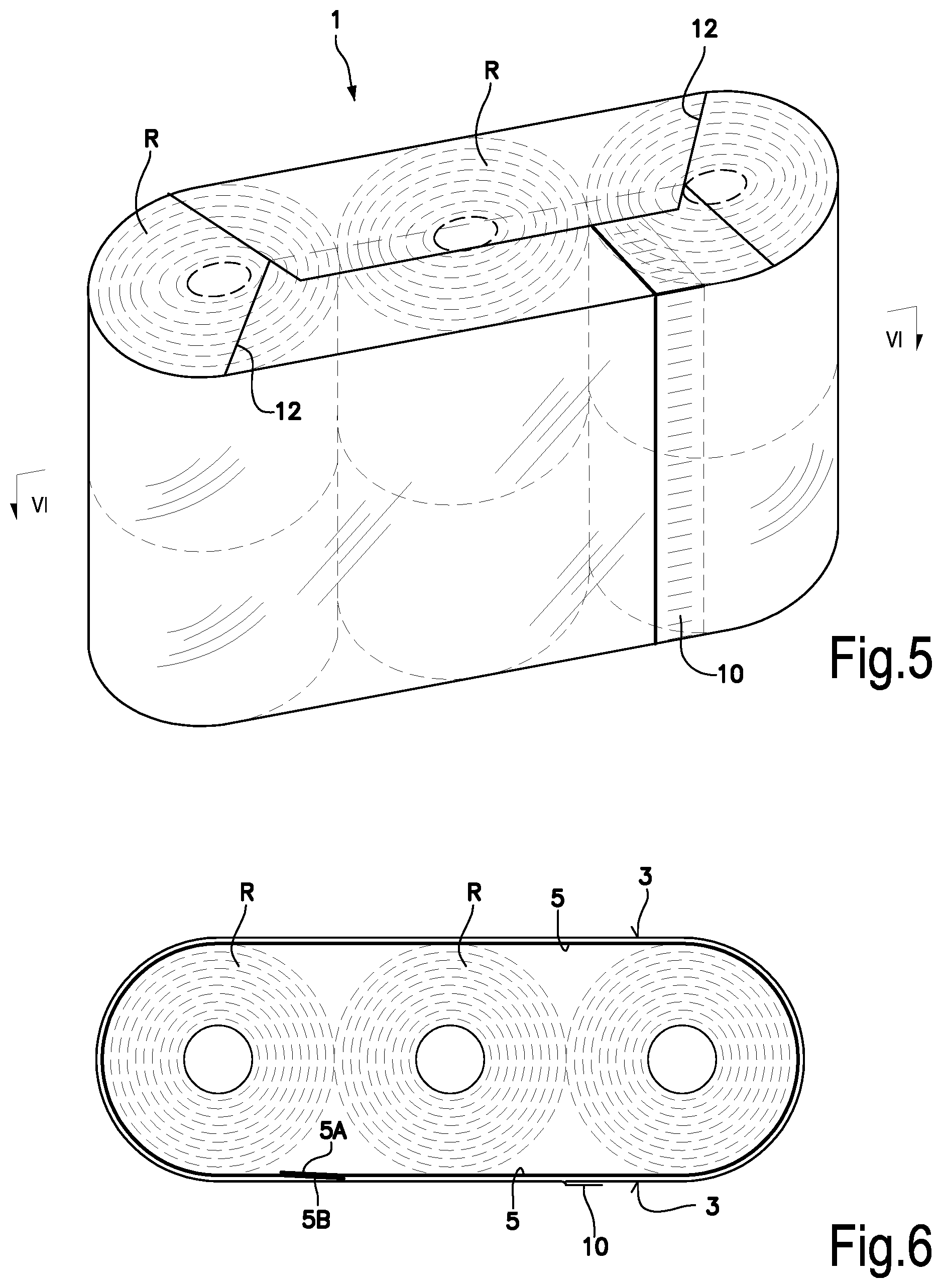 Patent US12448194 Figure 3 – Pack of tissue paper rolls and method