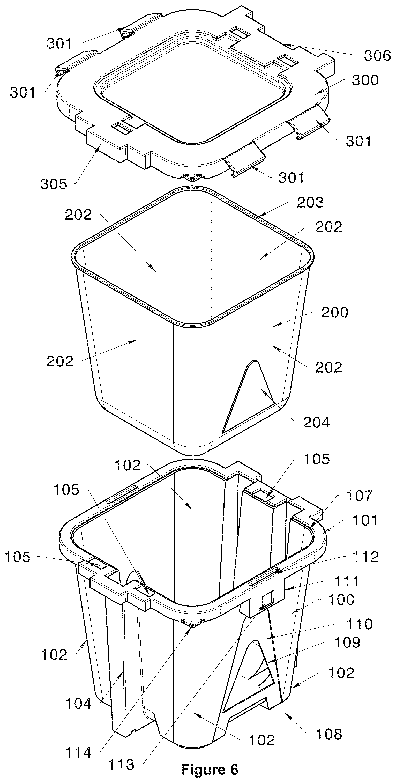 Patent US12448195 Figure 4 – Reinforced containment system