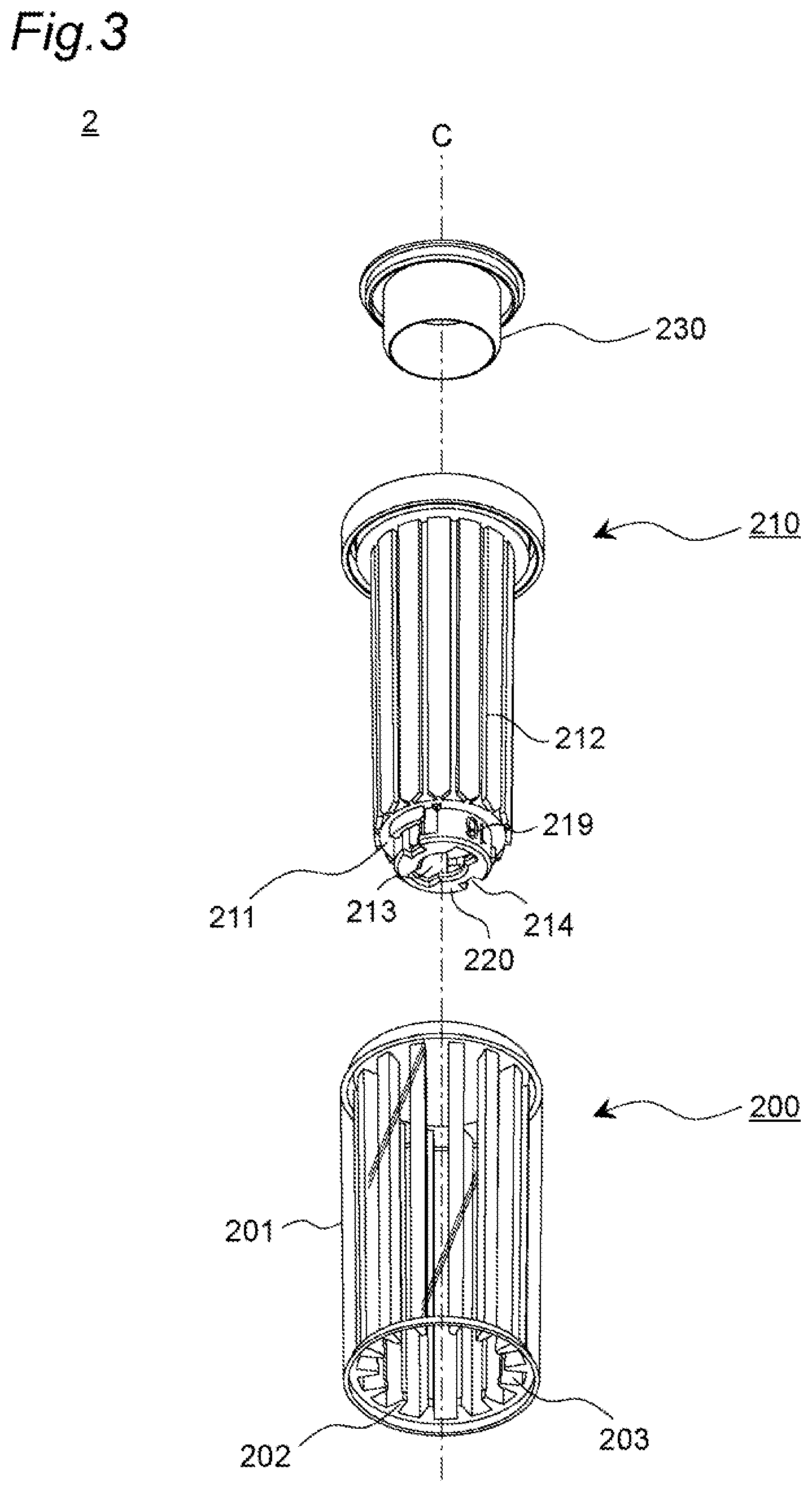 Patent US12448199 Figure 3 – Measuring container