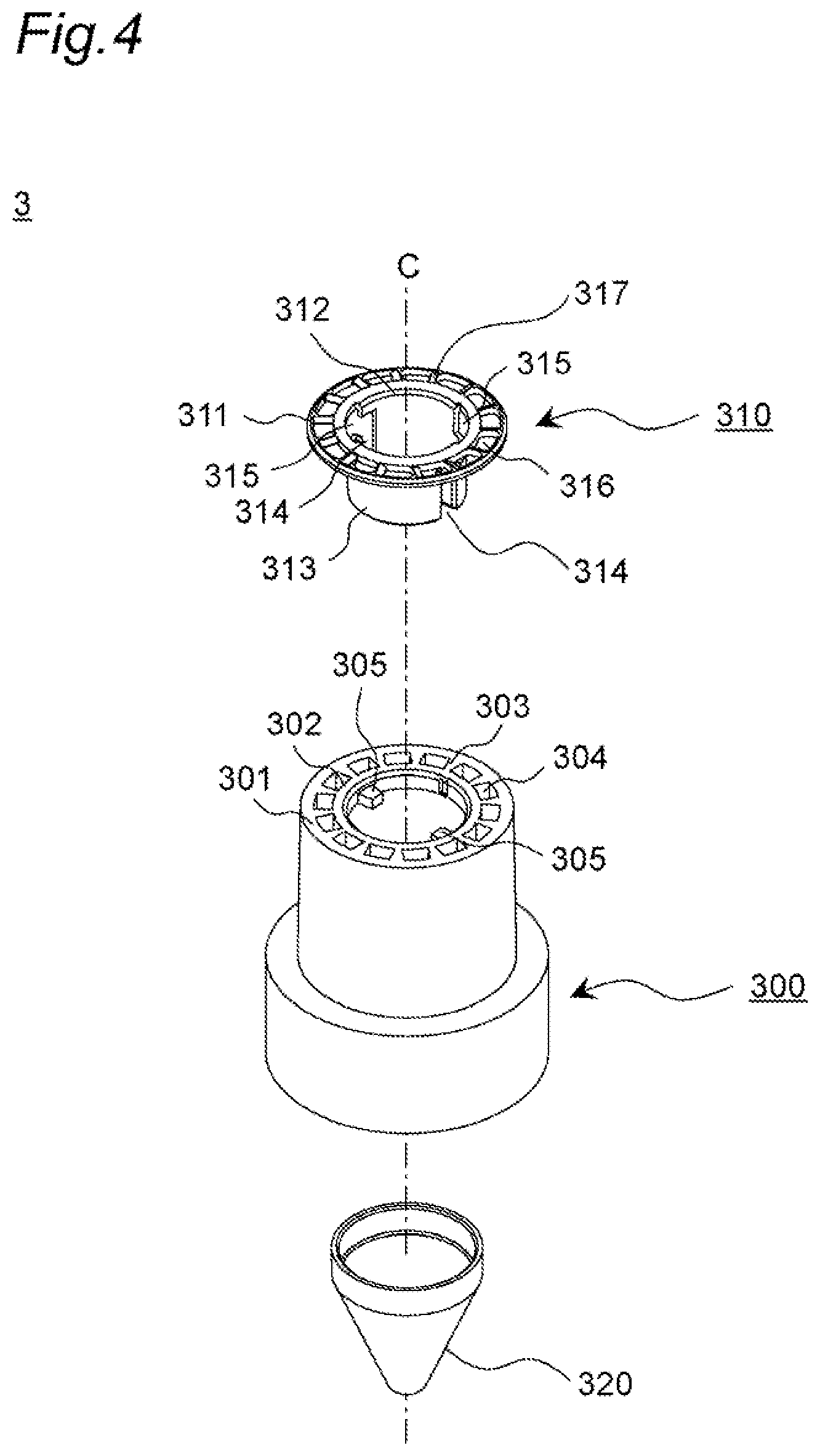 Patent US12448199 Figure 4 – Measuring container