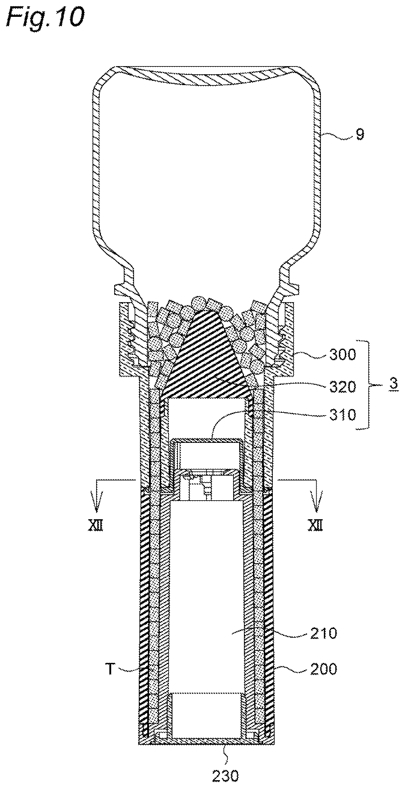 Patent US12448199 Figure 10 – Measuring container