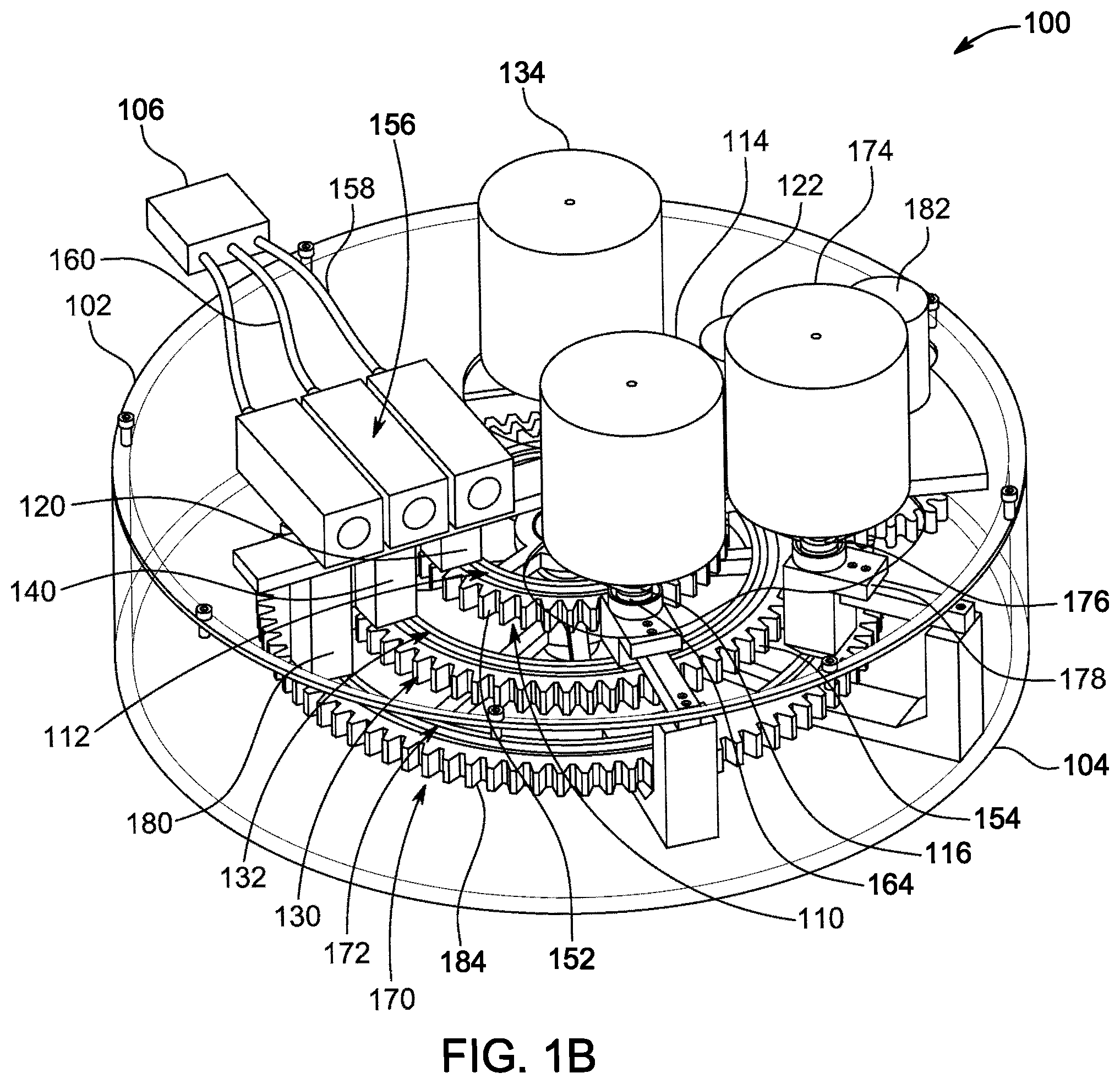 Patent US12448200 Figure 2 – Stacked disk powder feed system
