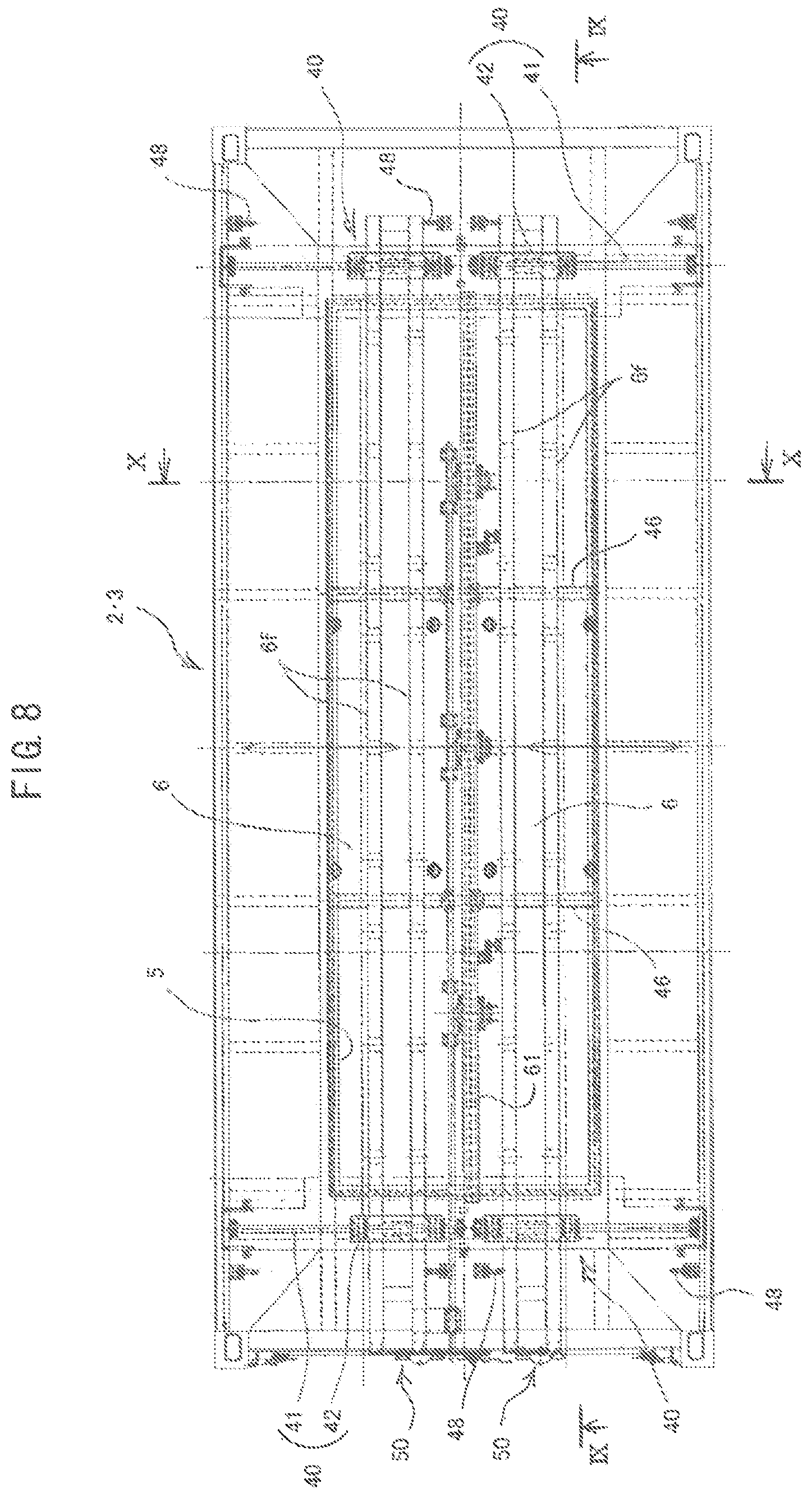 Patent US12448204 Figure 8 – Bulk container