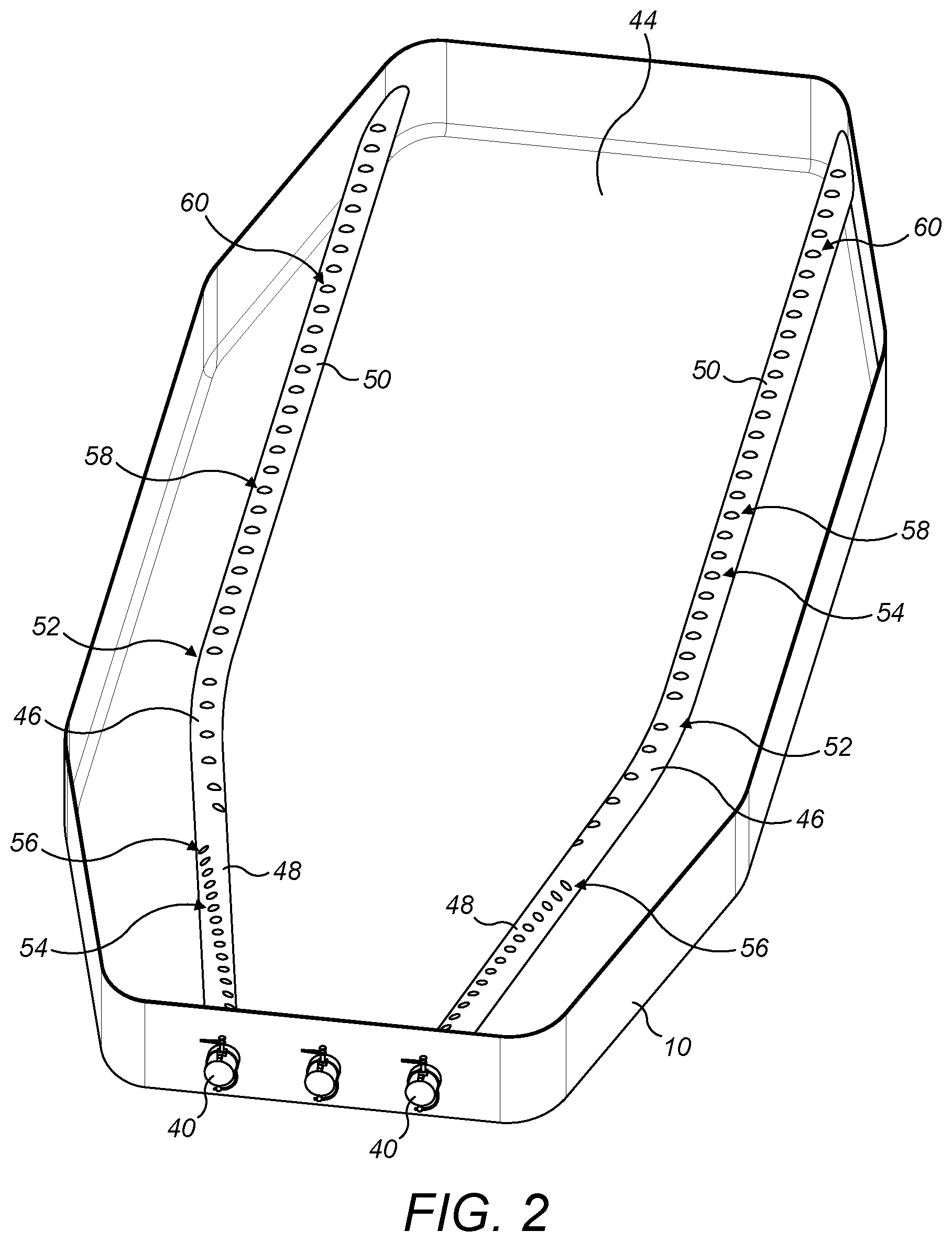 Patent US12448205 Figure 2 – Flexible tank with a mixing member