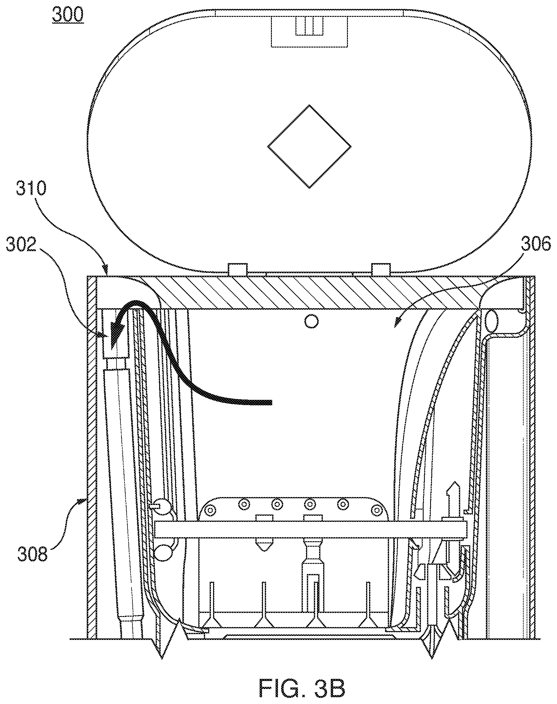 Patent US12448208 Figure 4 – Apparatus for processing organic matter having lid and air treatment system promoting pleasant user experience