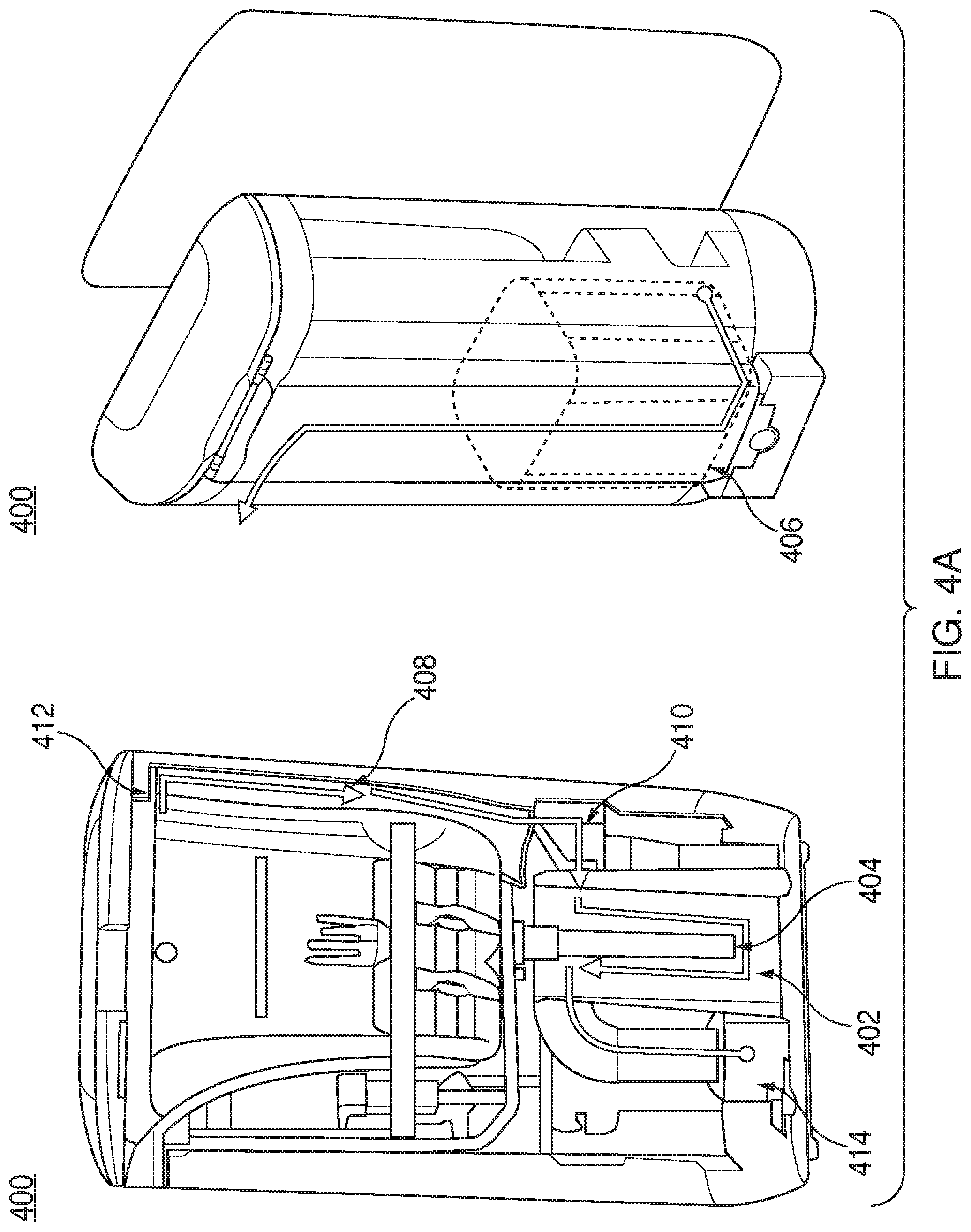 Patent US12448208 Figure 5 – Apparatus for processing organic matter having lid and air treatment system promoting pleasant user experience