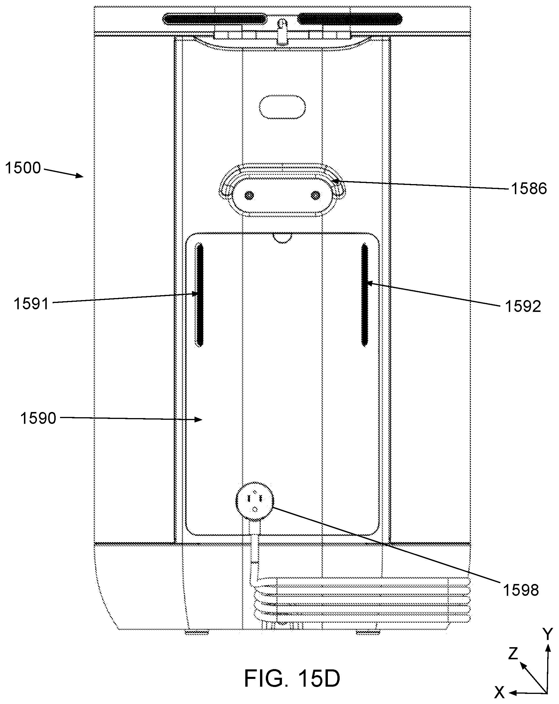 Patent US12448208 Figure 18 – Apparatus for processing organic matter having lid and air treatment system promoting pleasant user experience