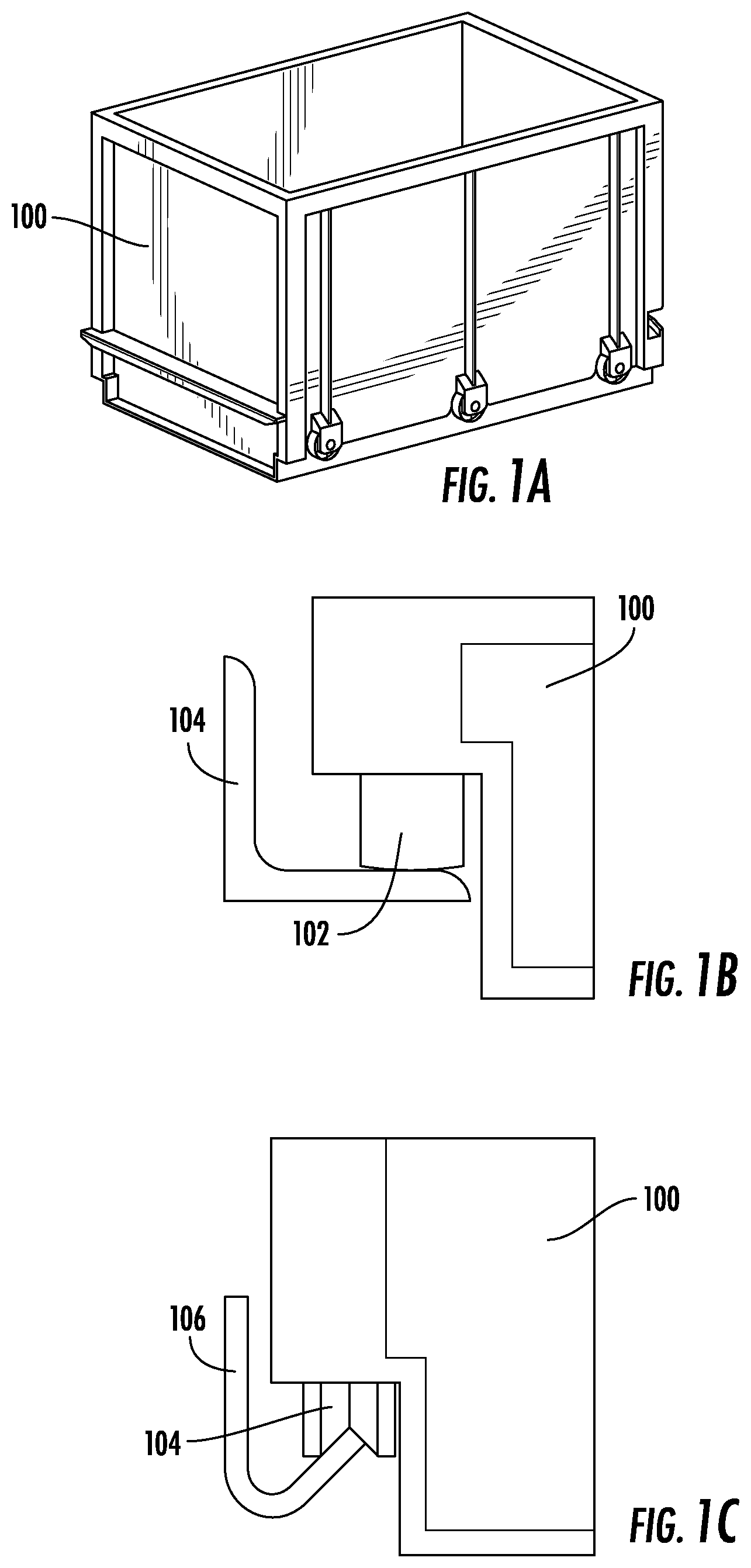 Patent US12448209 Figure 1 – High-density automated storage and retrieval system