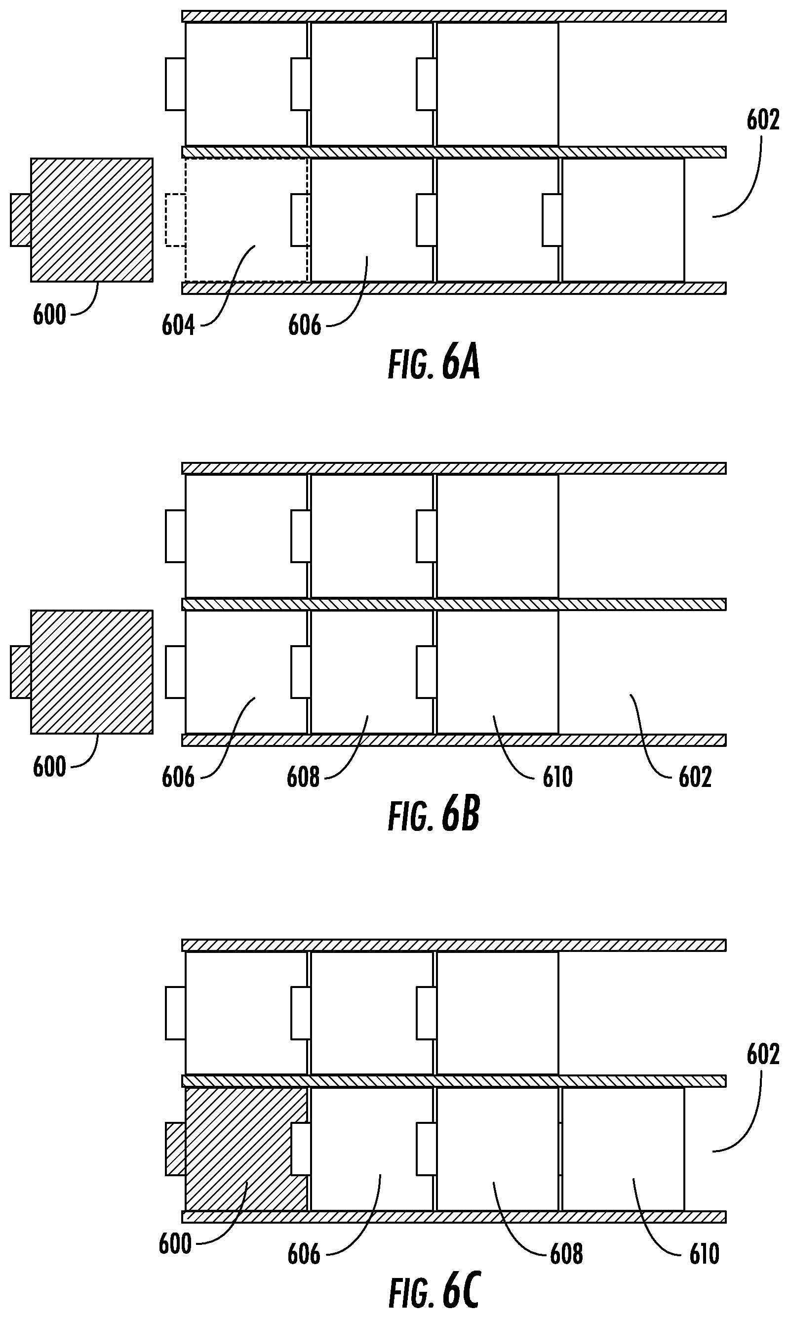 Patent US12448209 Figure 6 – High-density automated storage and retrieval system
