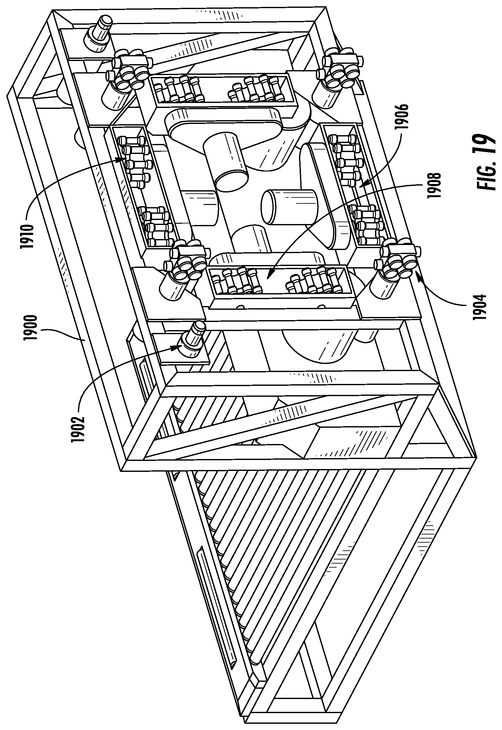 Patent US12448209 Figure 19 – High-density automated storage and retrieval system