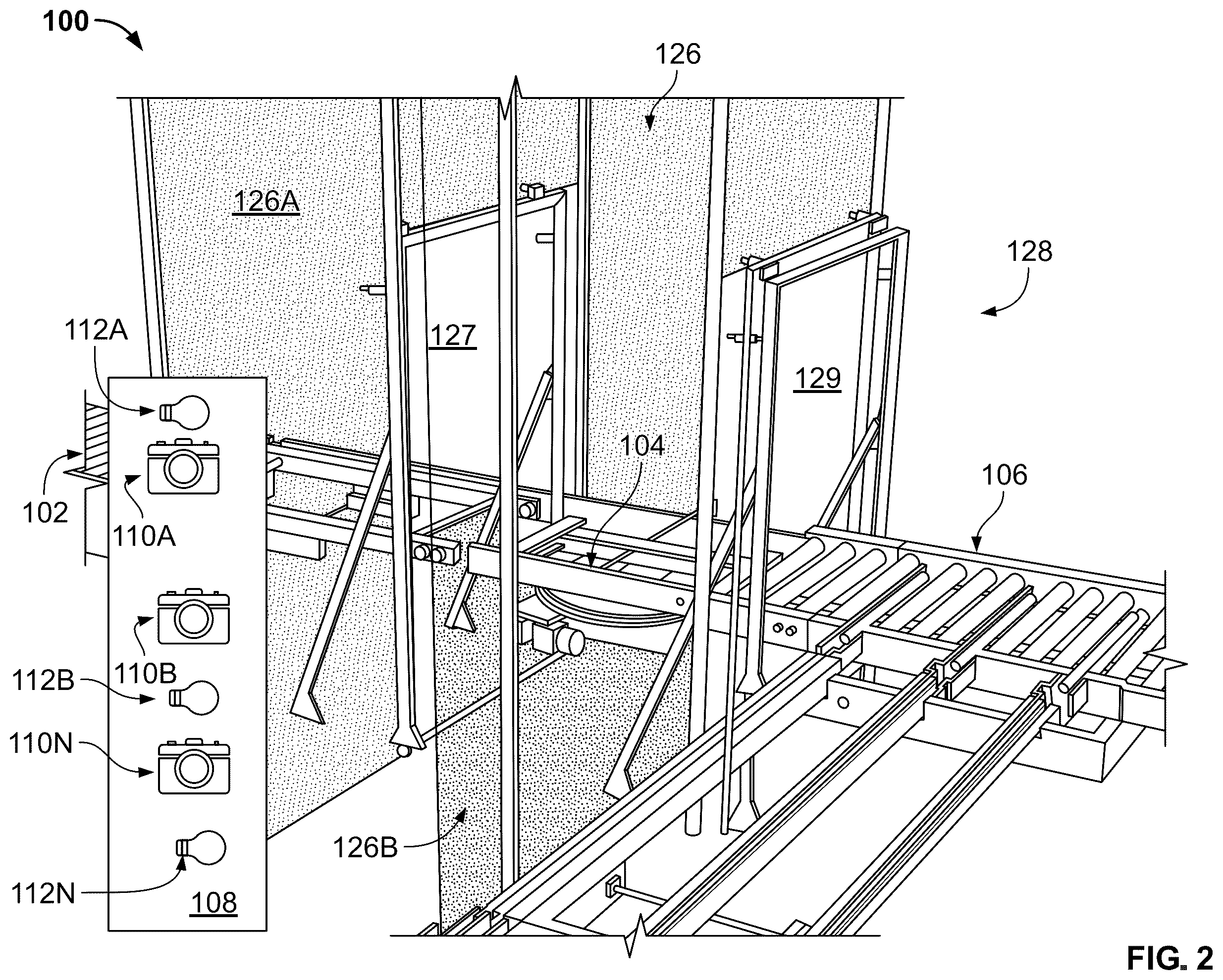 Patent US12448210 Figure 4 – Automated pallet profiling