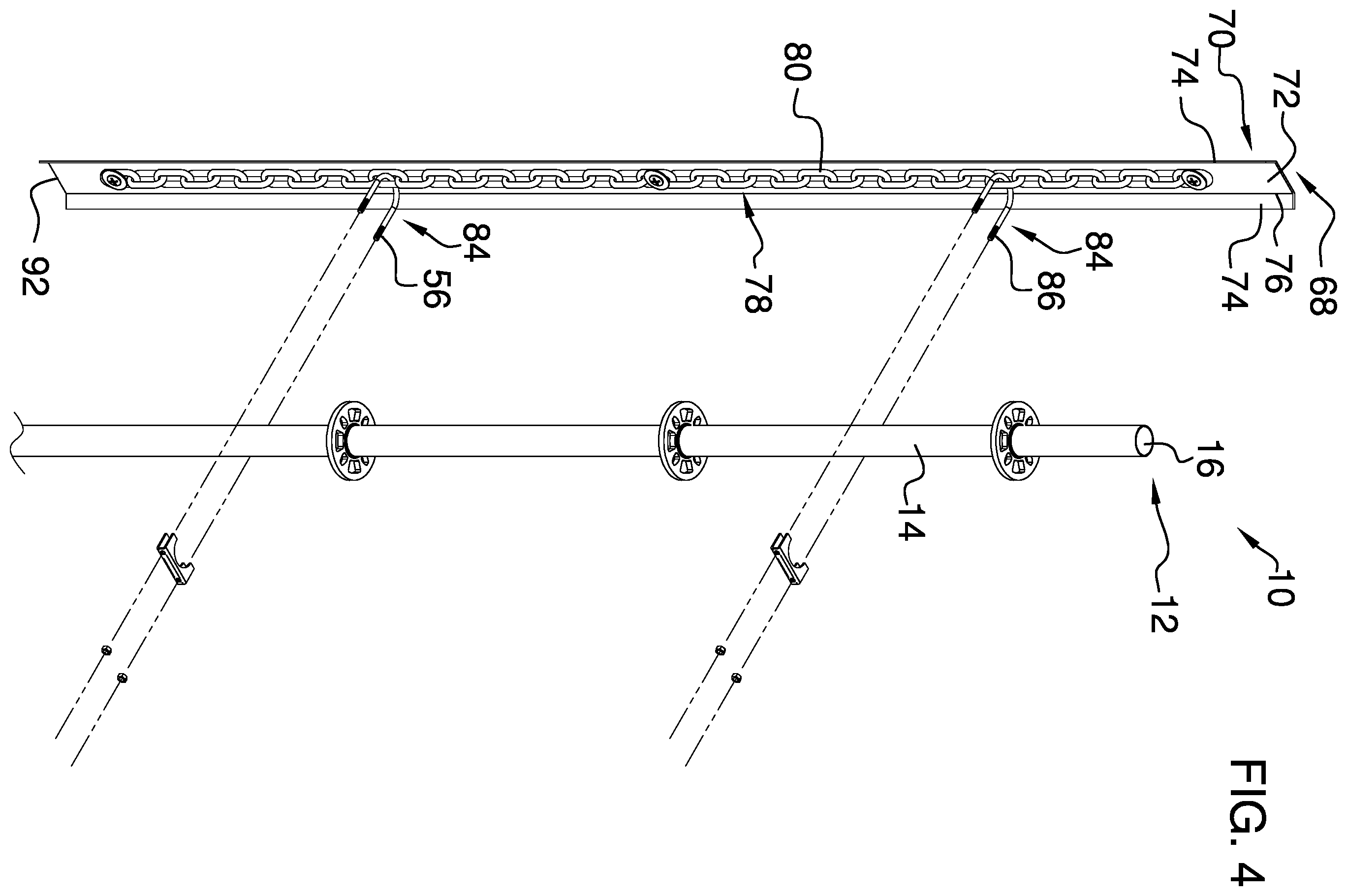Patent US12448213 Figure 4 – Debris chute assembly