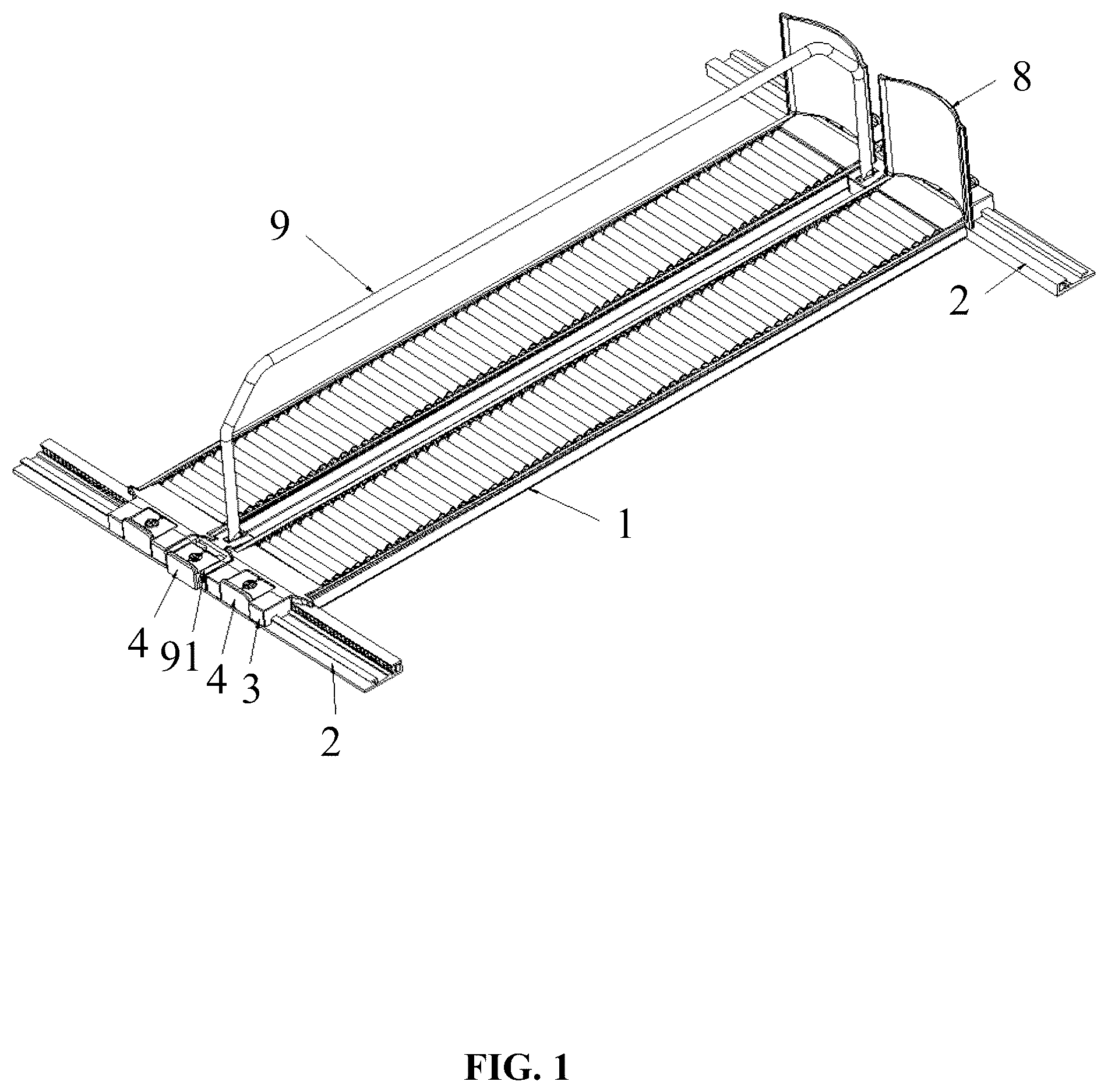Patent US12448214 Figure 1 – Adjustable chute structures