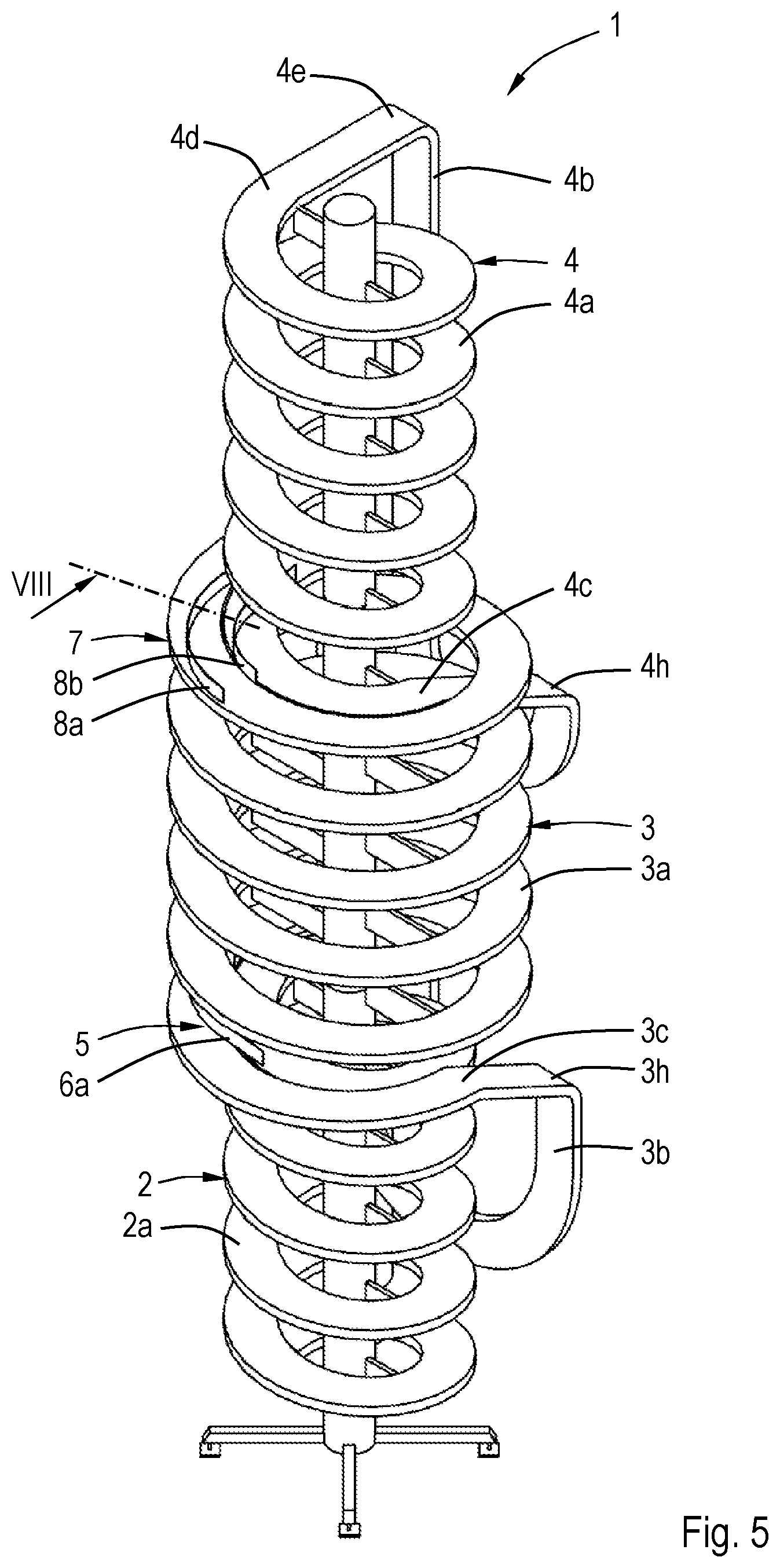 Patent US12448217 Figure 5 – Conveying system
