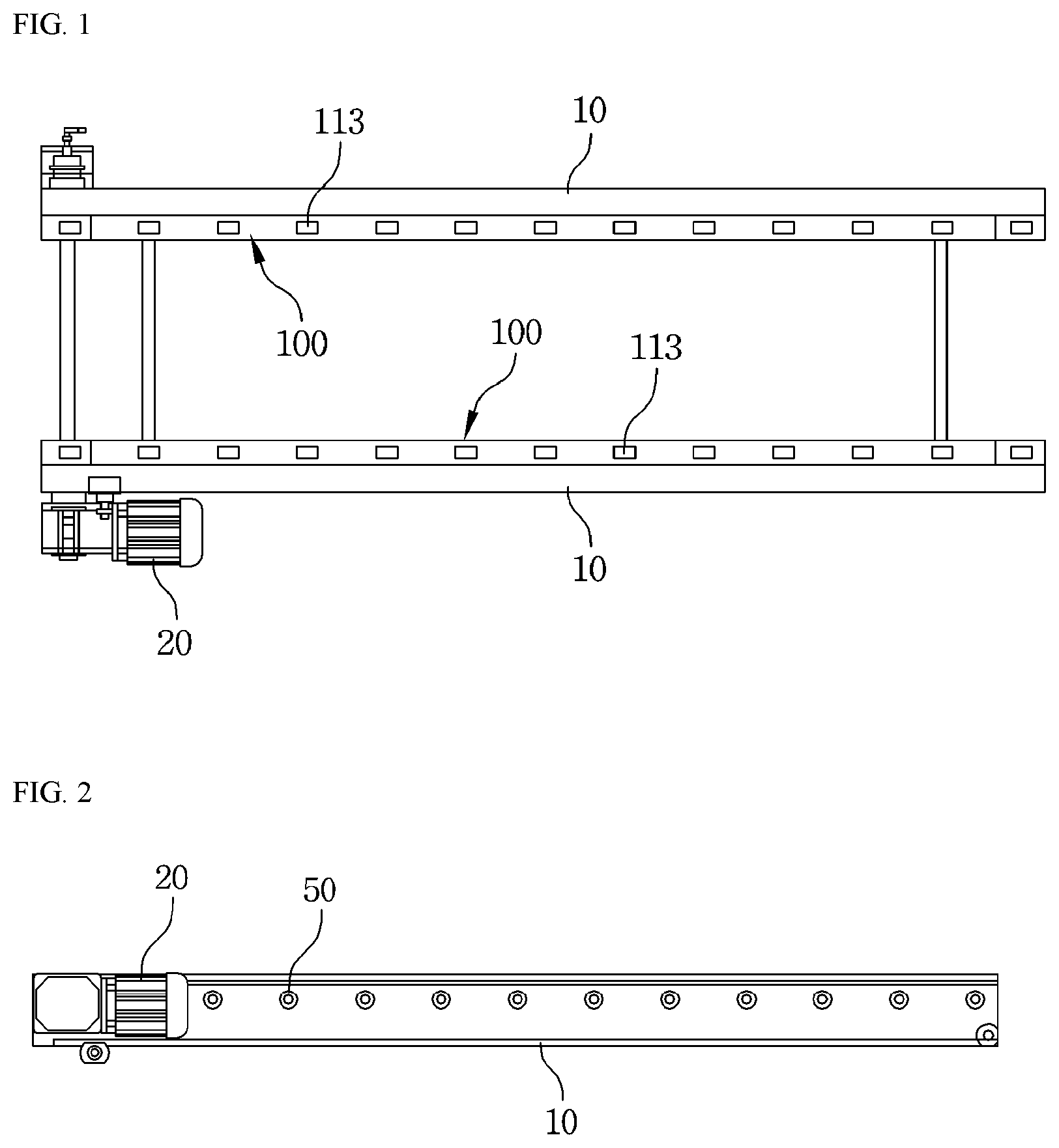Patent US12448218 — Friction roller for conveyor — Figure 1