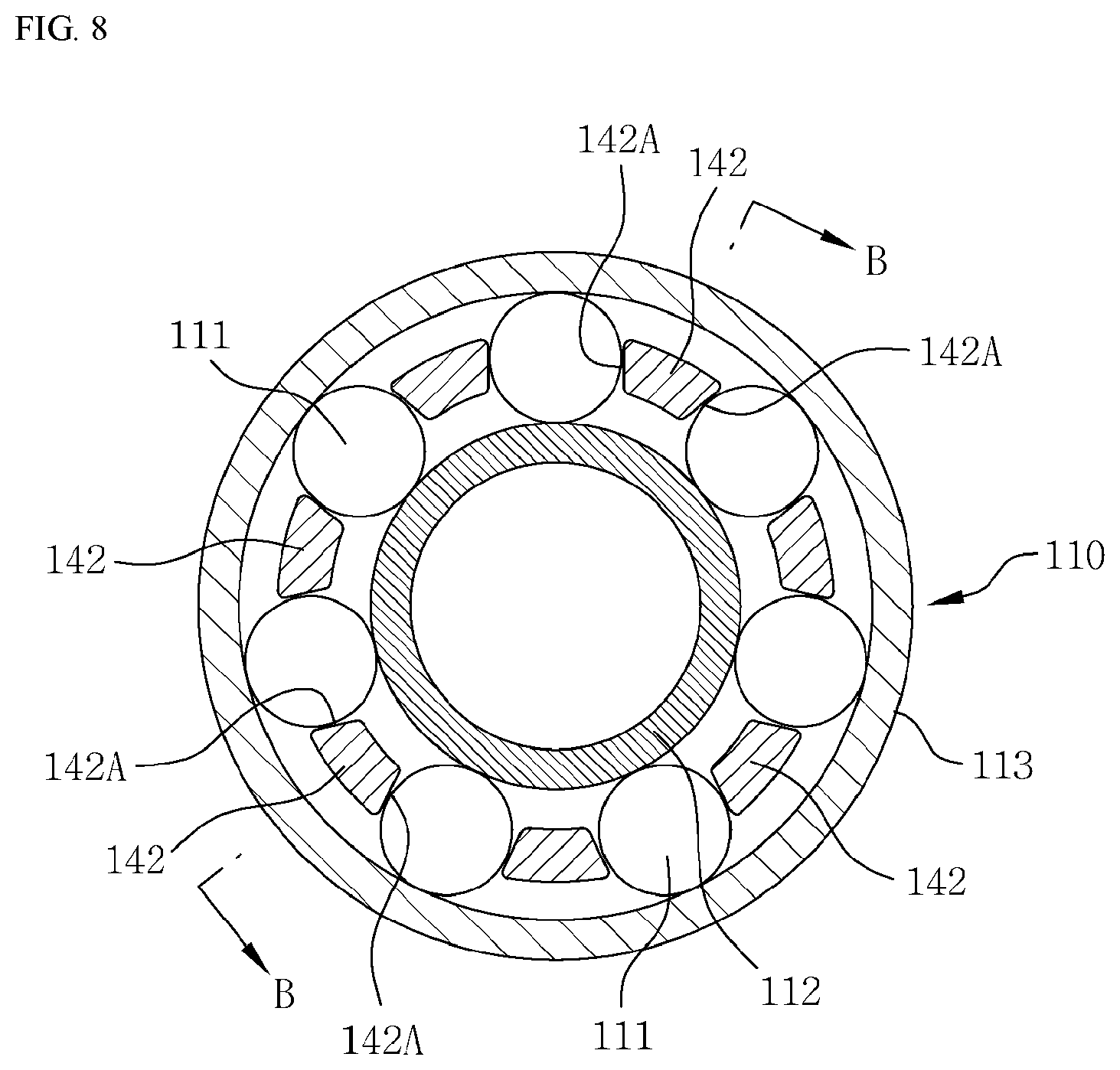 Patent US12448218 Figure 7 – Friction roller for conveyor