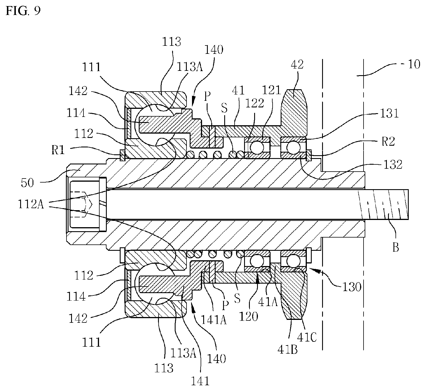 Patent US12448218 Figure 8 – Friction roller for conveyor