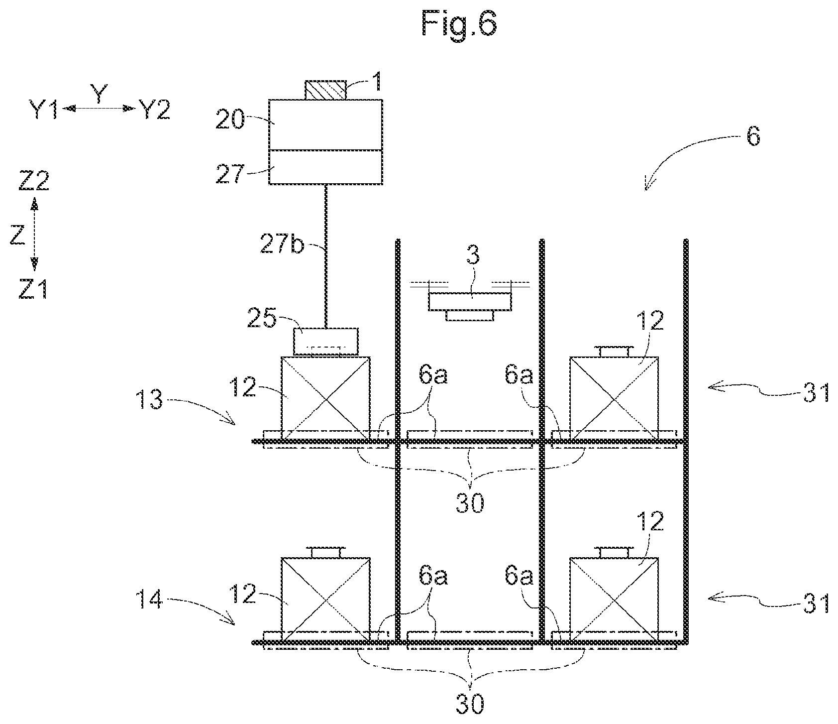Patent US12448223 Figure 5 – Article transport facility