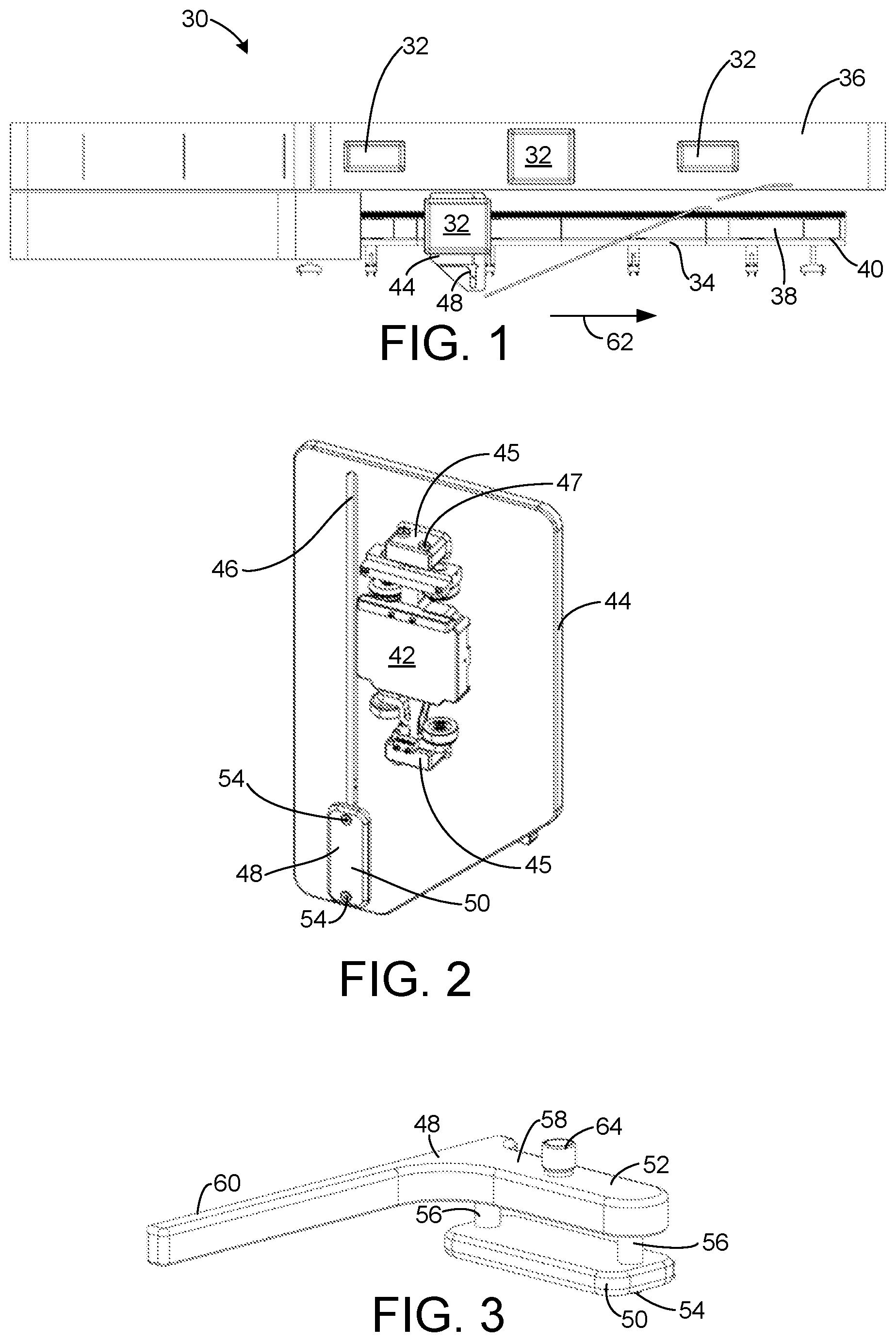 Patent US12448224 Figure 1 – Conveyor transfer system