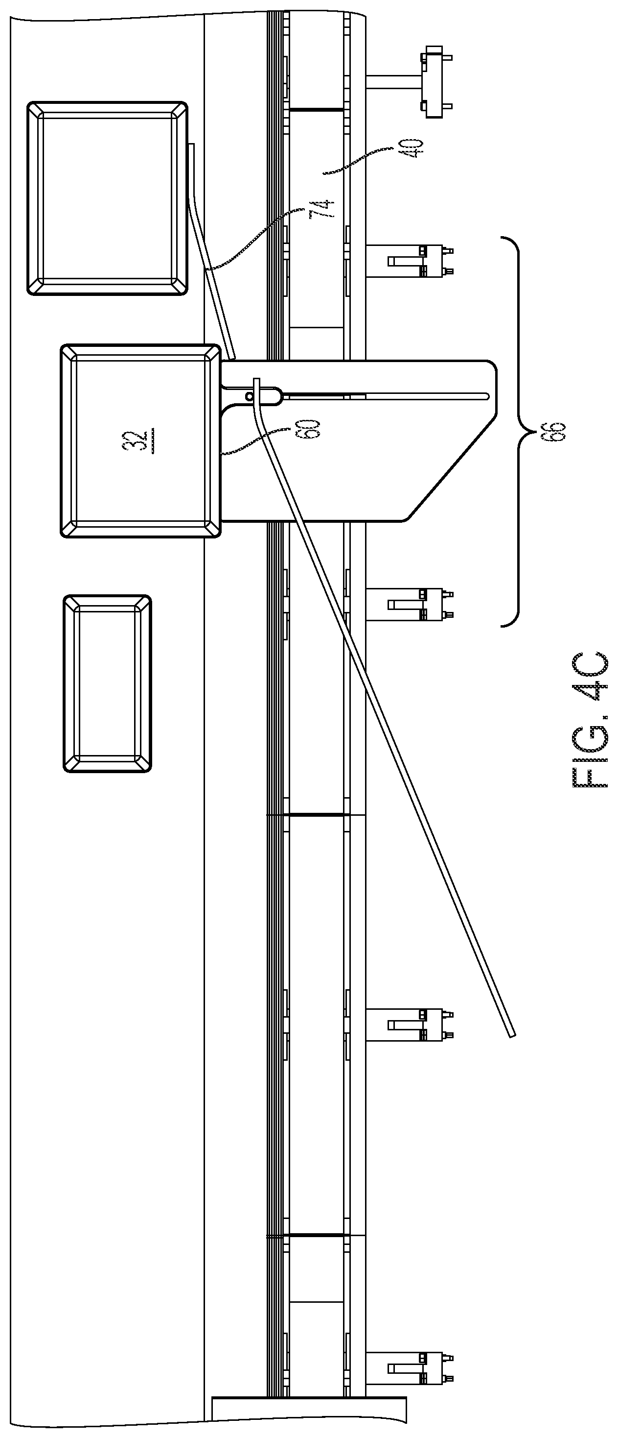 Patent US12448224 Figure 4 – Conveyor transfer system