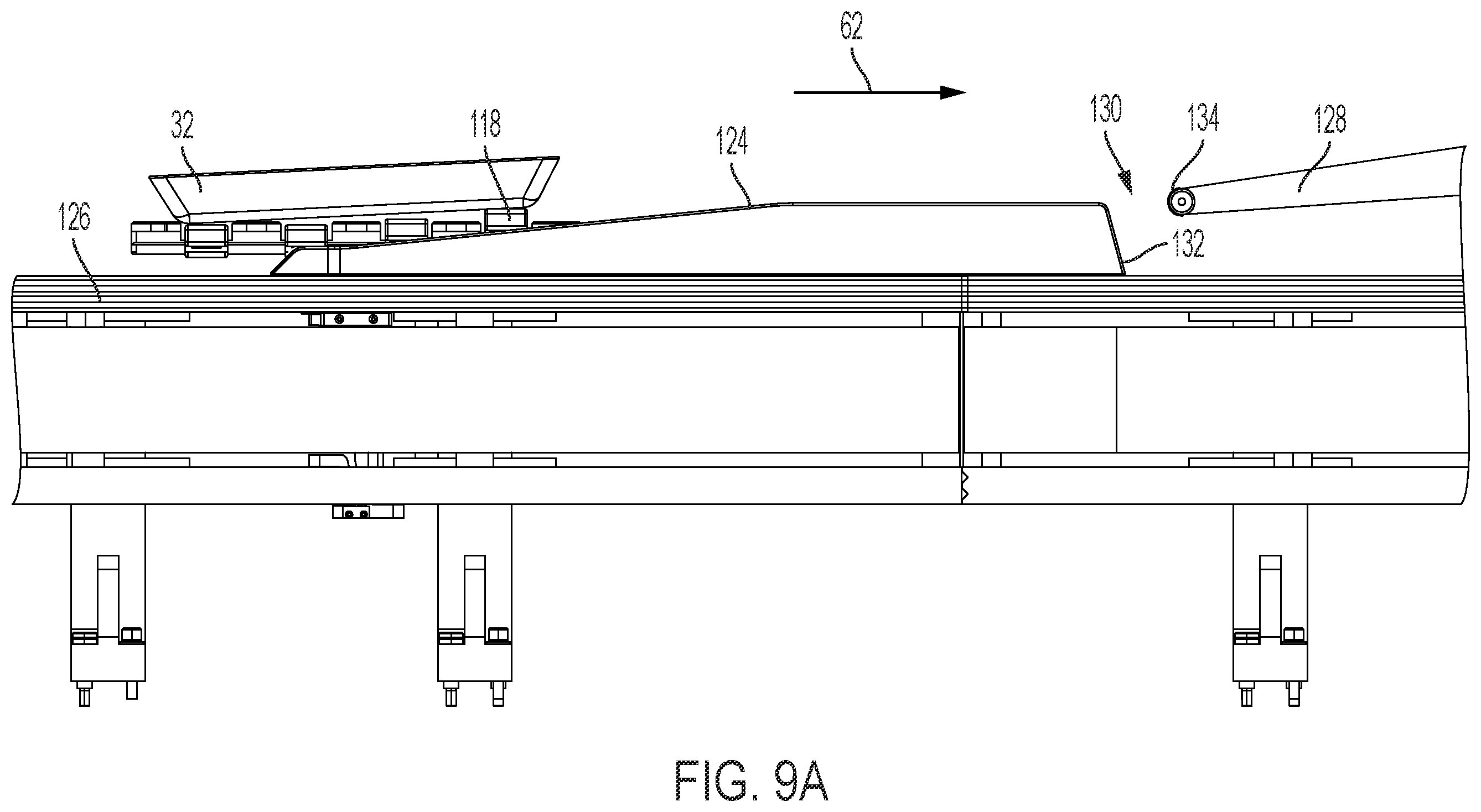 Patent US12448224 Figure 8 – Conveyor transfer system