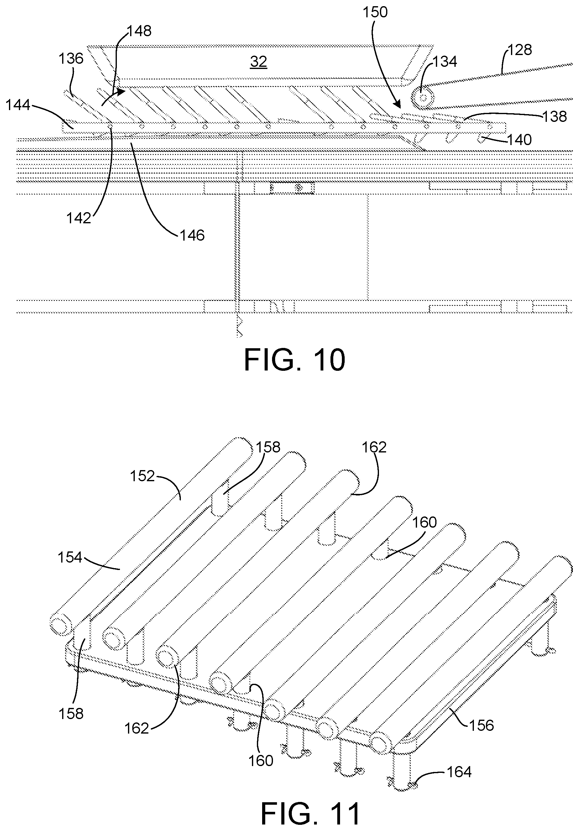Patent US12448224 Figure 10 – Conveyor transfer system