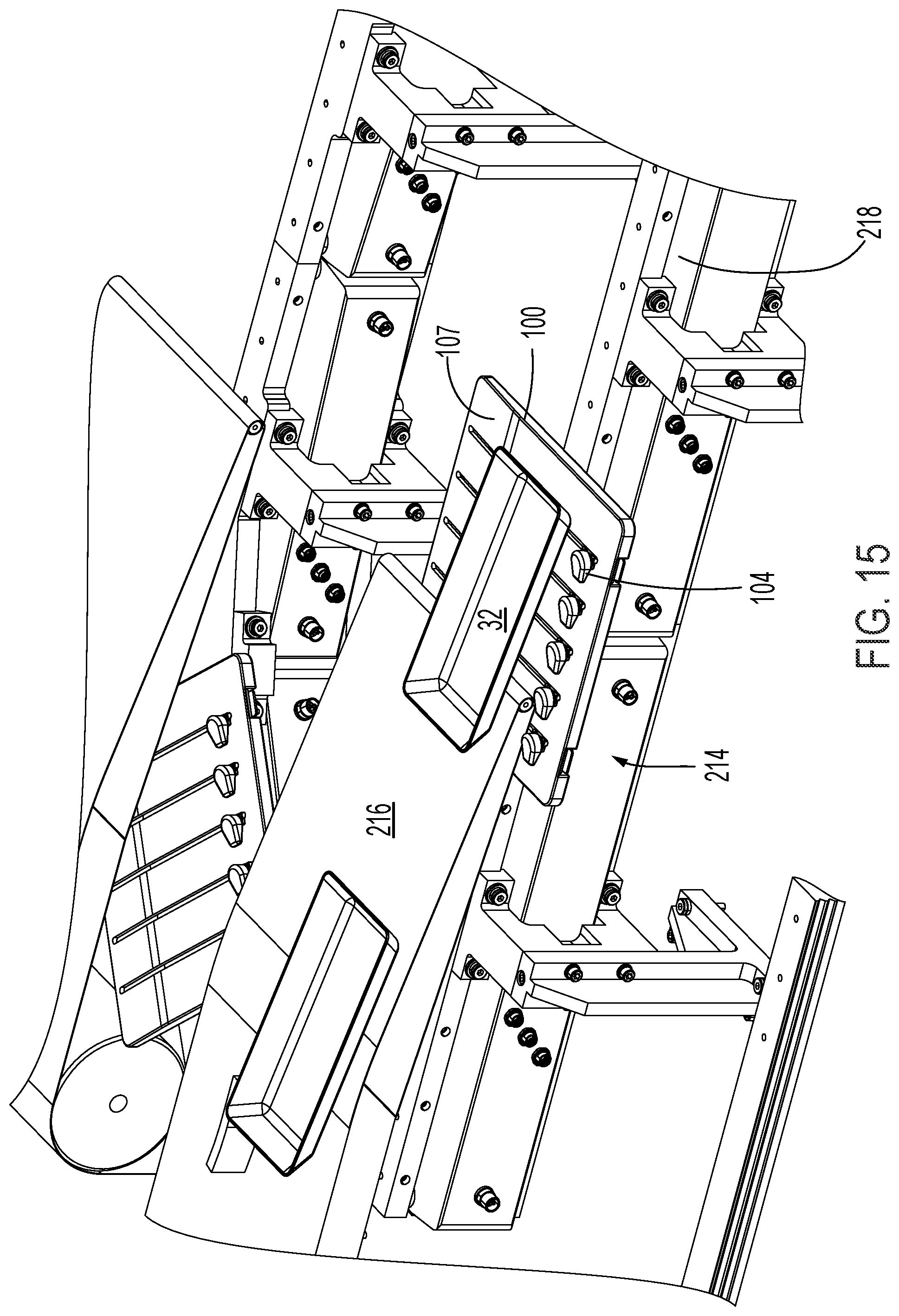 Patent US12448224 Figure 14 – Conveyor transfer system