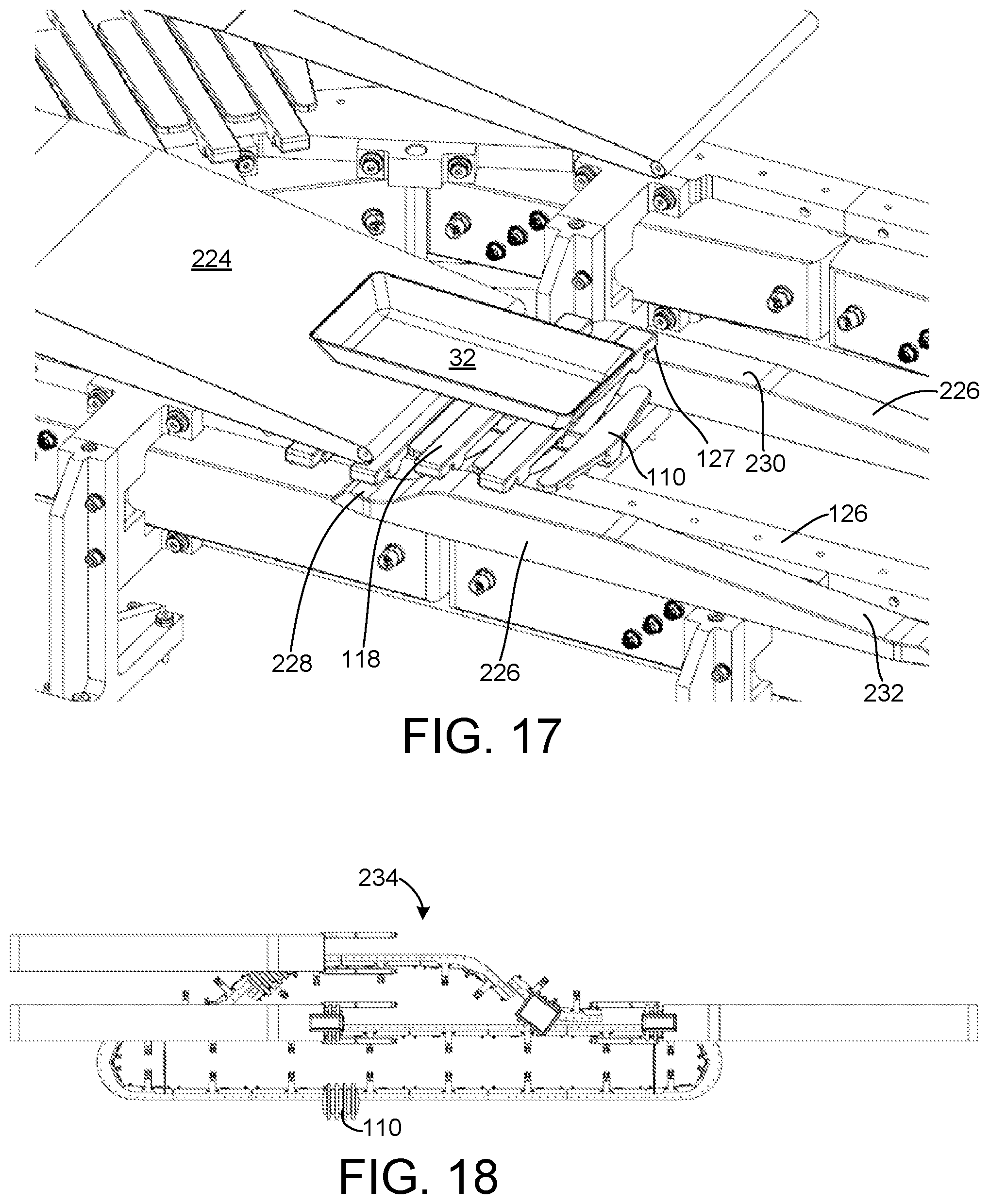Patent US12448224 Figure 16 – Conveyor transfer system
