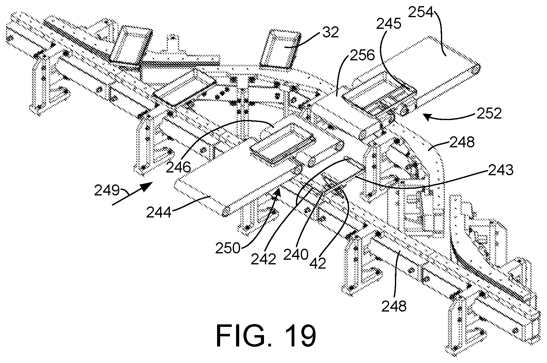 Patent US12448224 Figure 17 – Conveyor transfer system