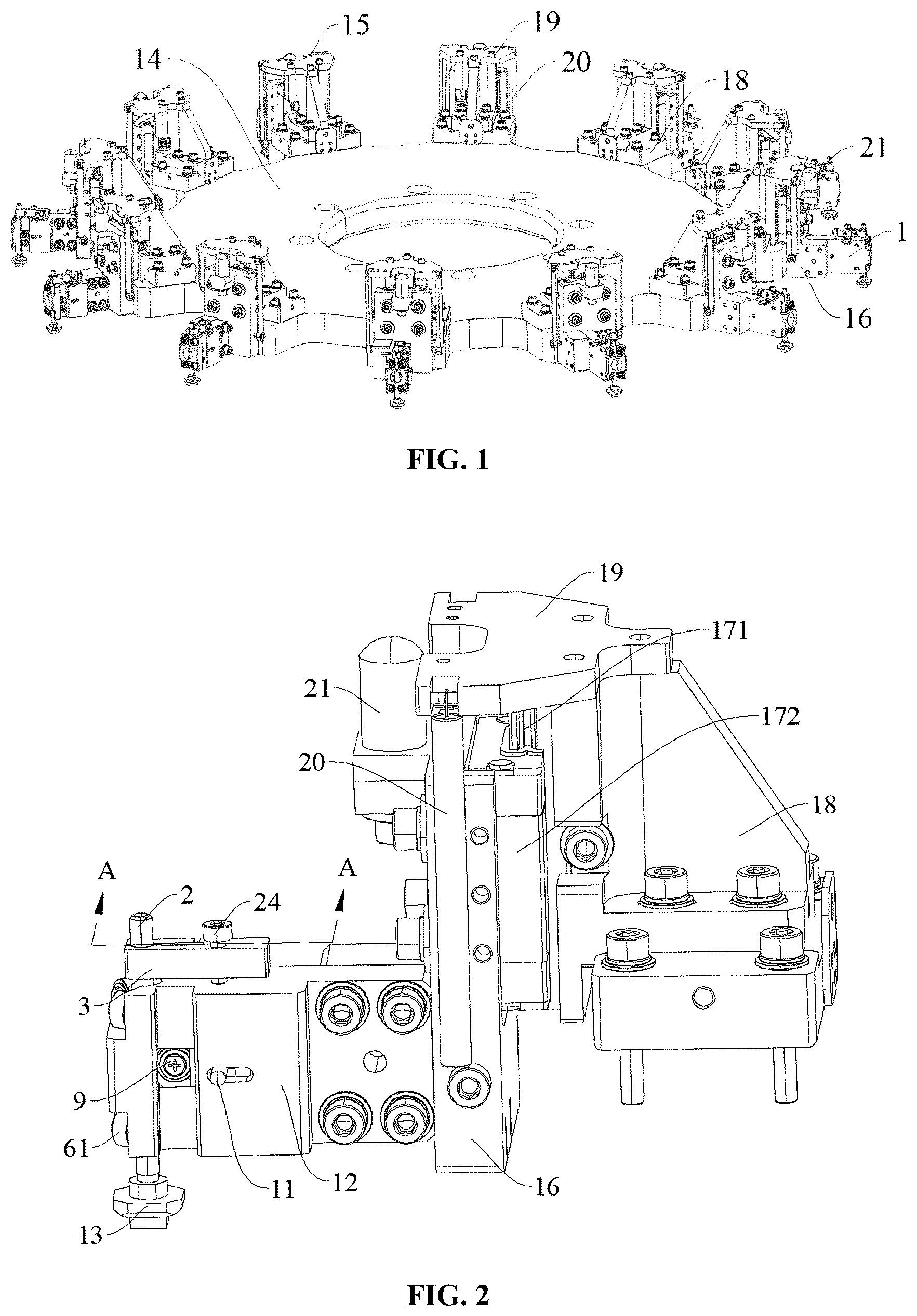 Patent US12448226 Figure 1 – Die inspection sorting system with limiting groove formed on surface of limiting block