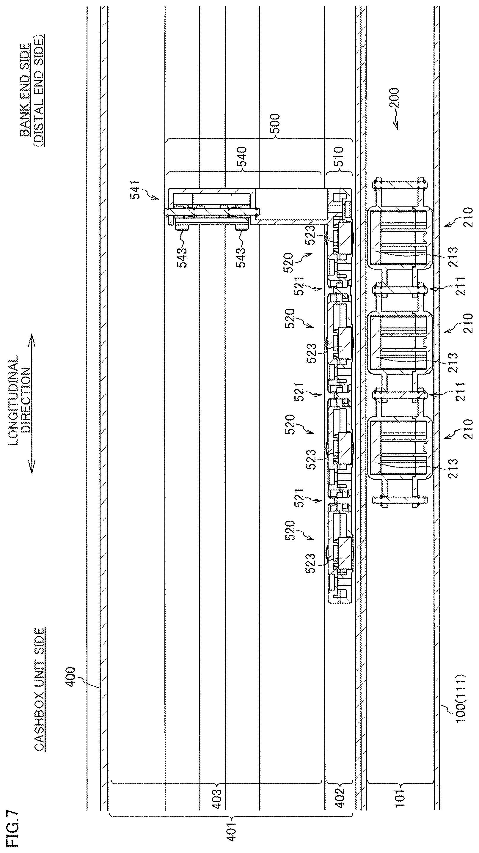Patent US12448228 Figure 6 – Transport device