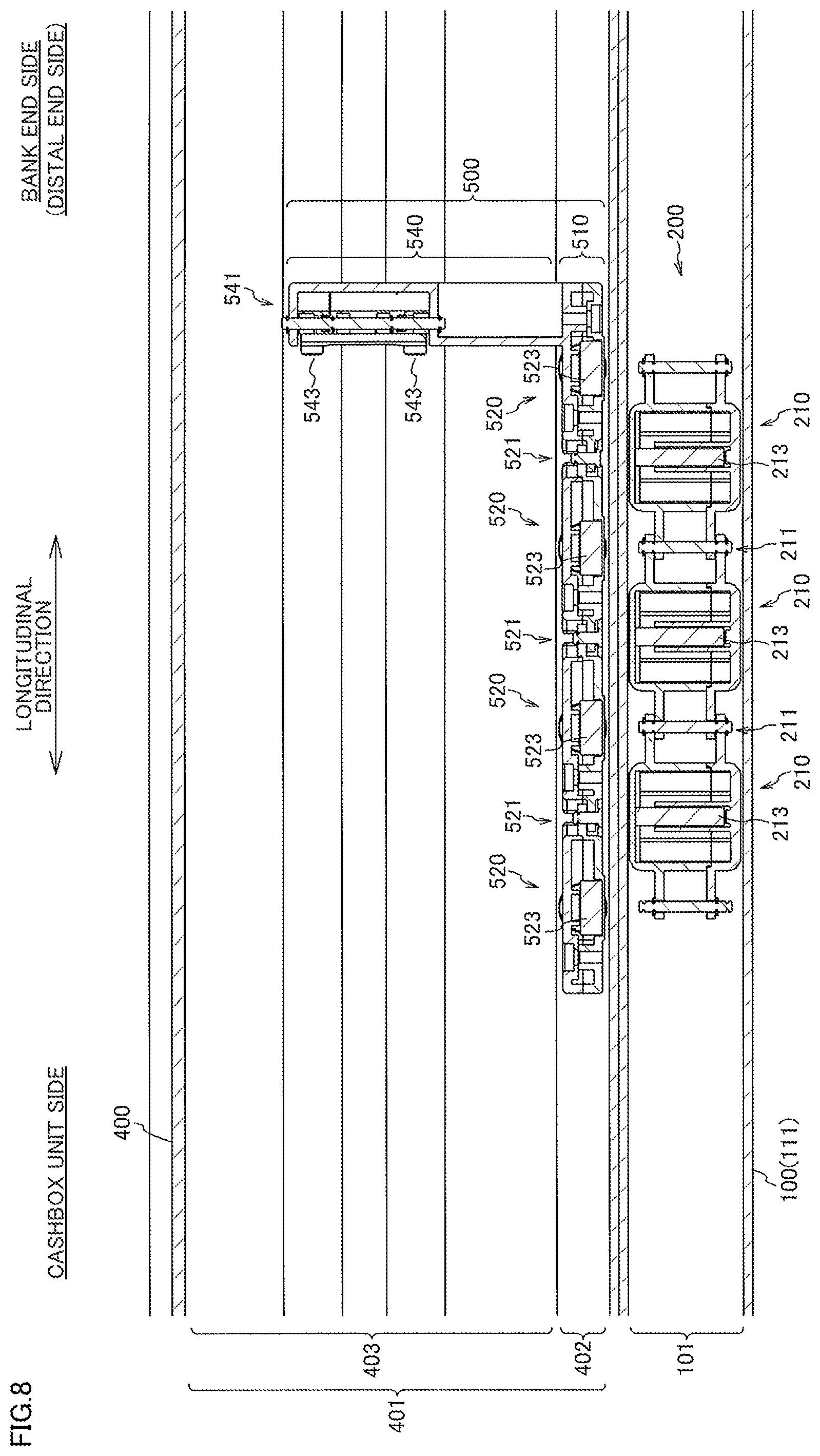 Patent US12448228 Figure 7 – Transport device