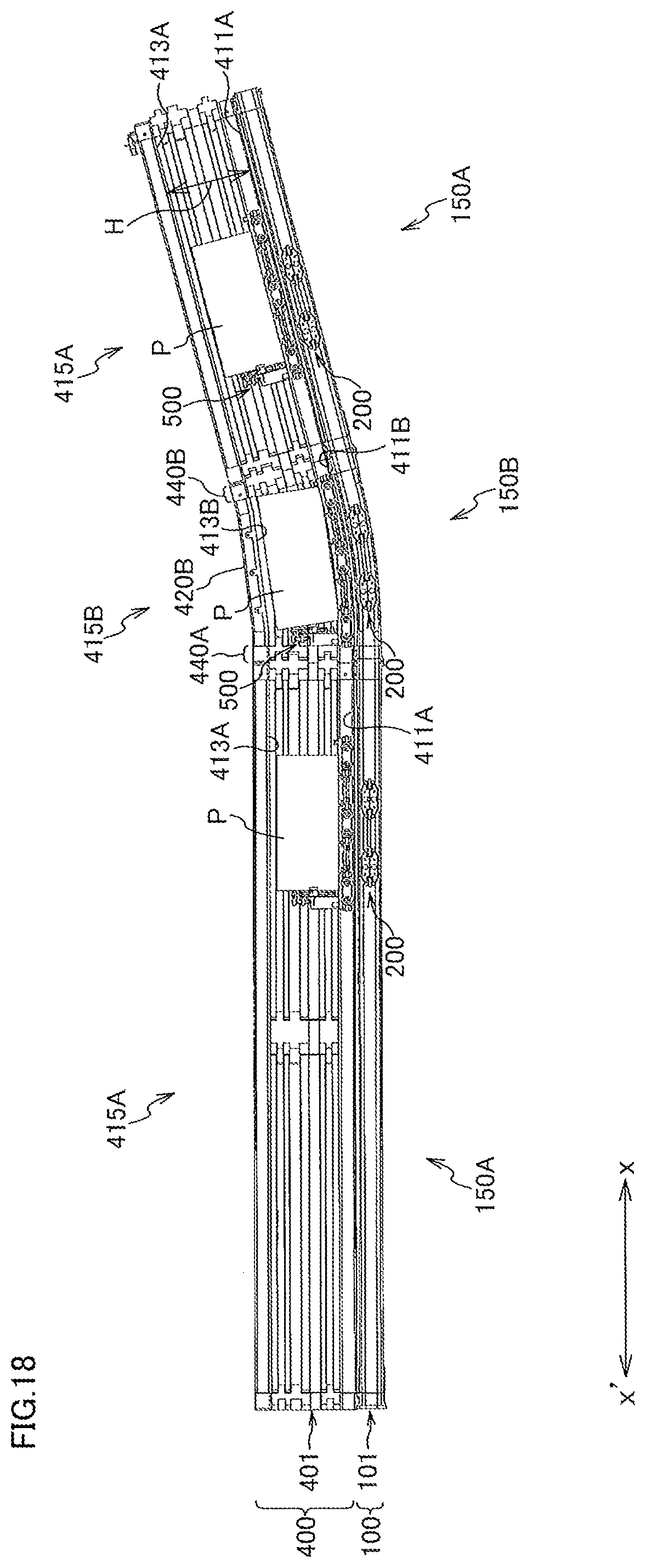 Patent US12448228 Figure 16 – Transport device