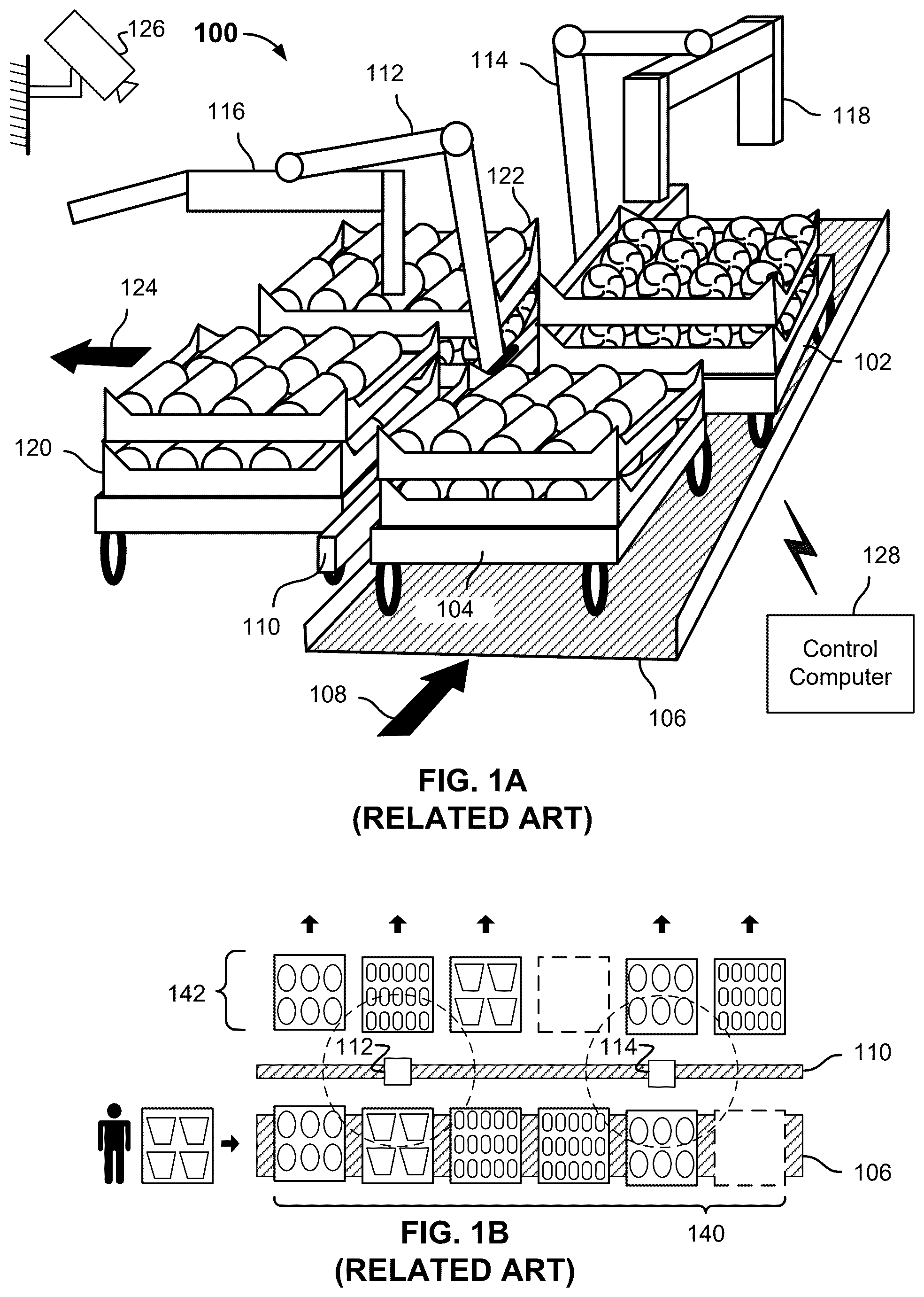 Patent US12448233 Figure 1 – Robotic stack mover