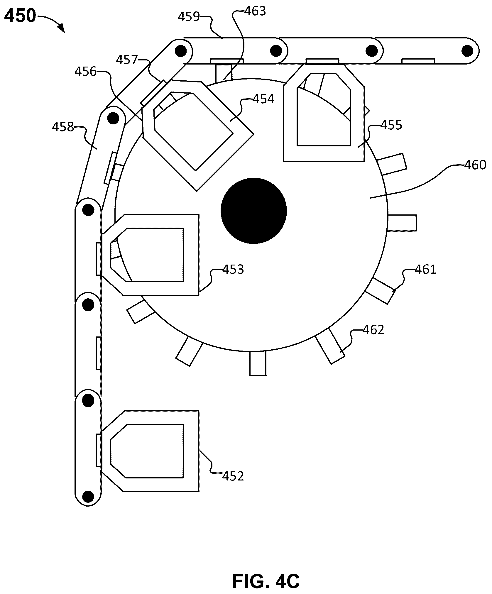 Patent US12448233 Figure 8 – Robotic stack mover