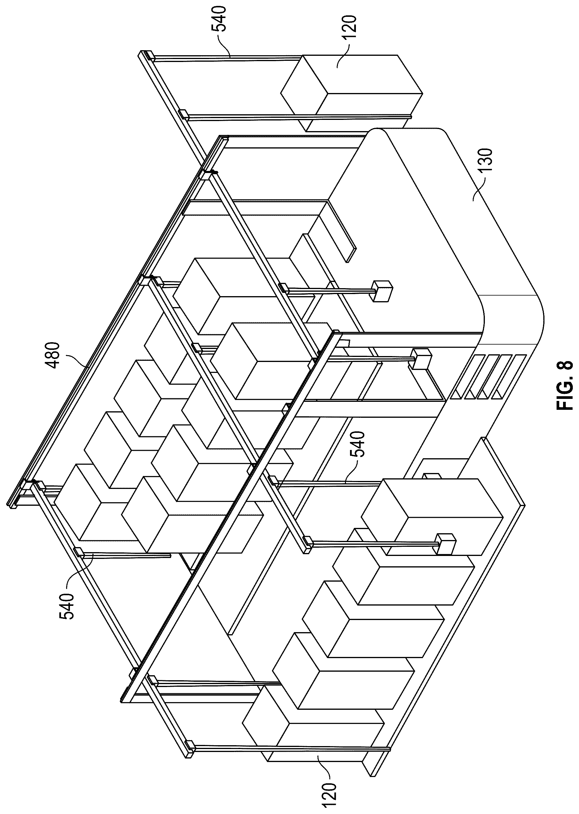 Patent US12448236 Figure 8 – Apparatus and devices for moving, transporting, and storing porch bots