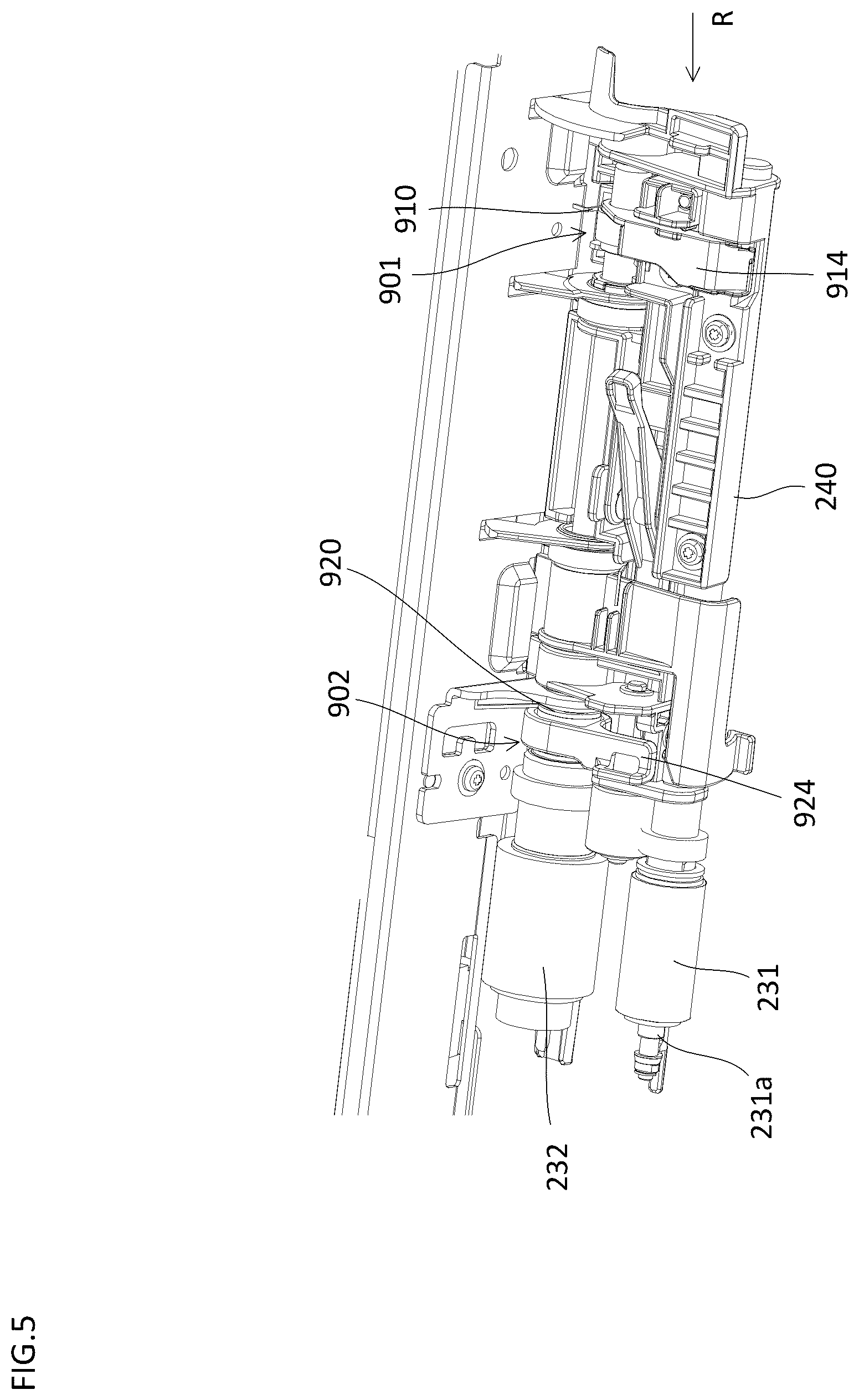 Patent US12448237 Figure 5 – Sheet feeding apparatus